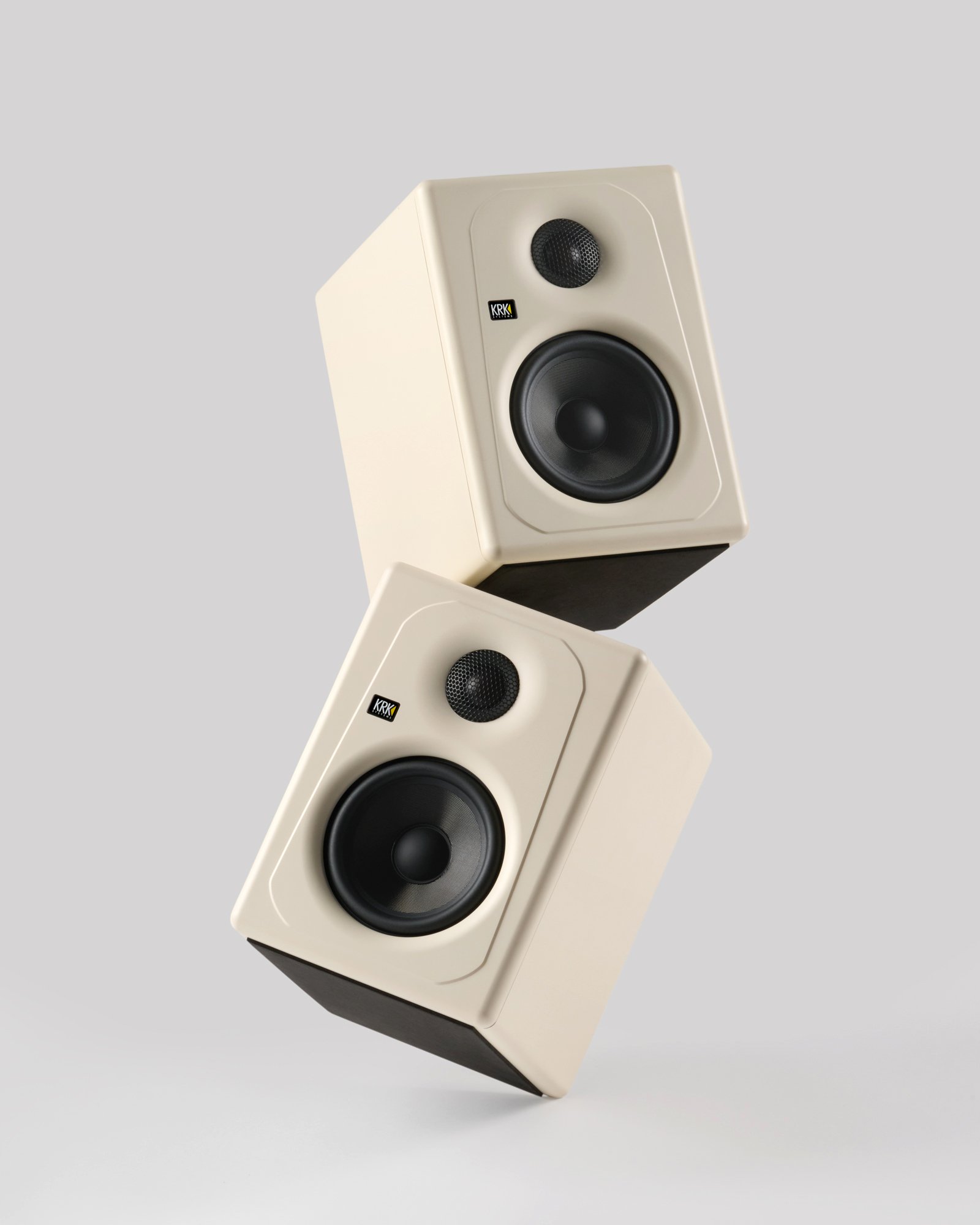 KRK Systems Kreate 5 Latte Powered Studio Monitor commercial product photography daniel boyd
