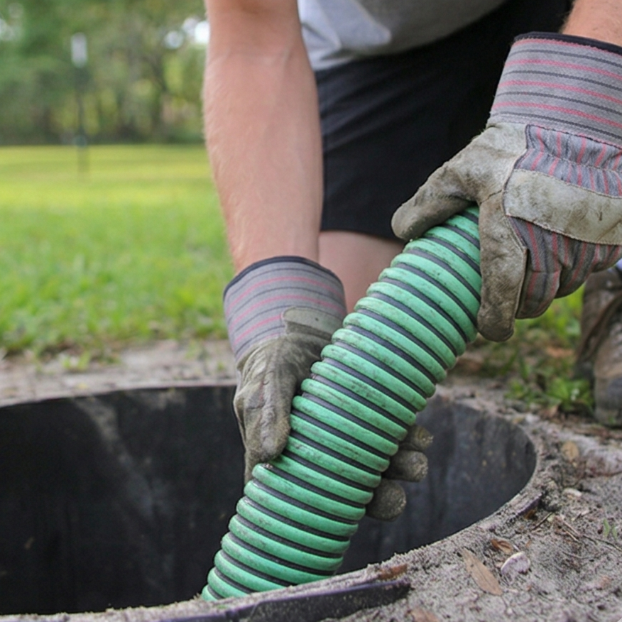 Septic system inspection for real estate transaction in South Carolina