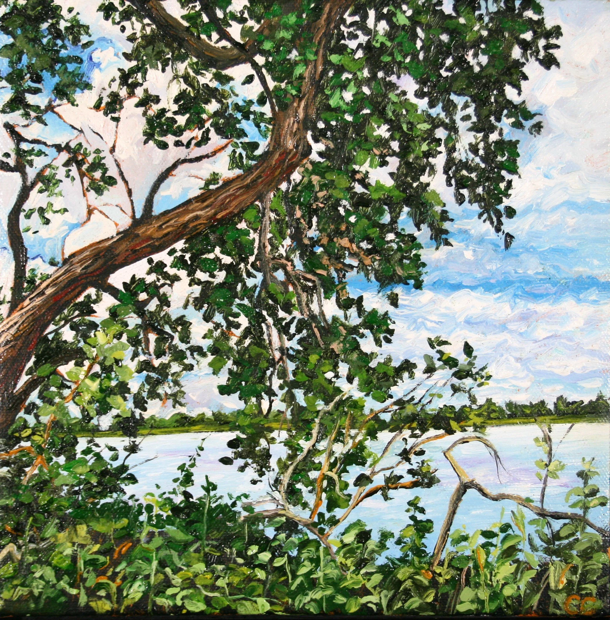   Untitled   Oil on canvas  10"x10" 