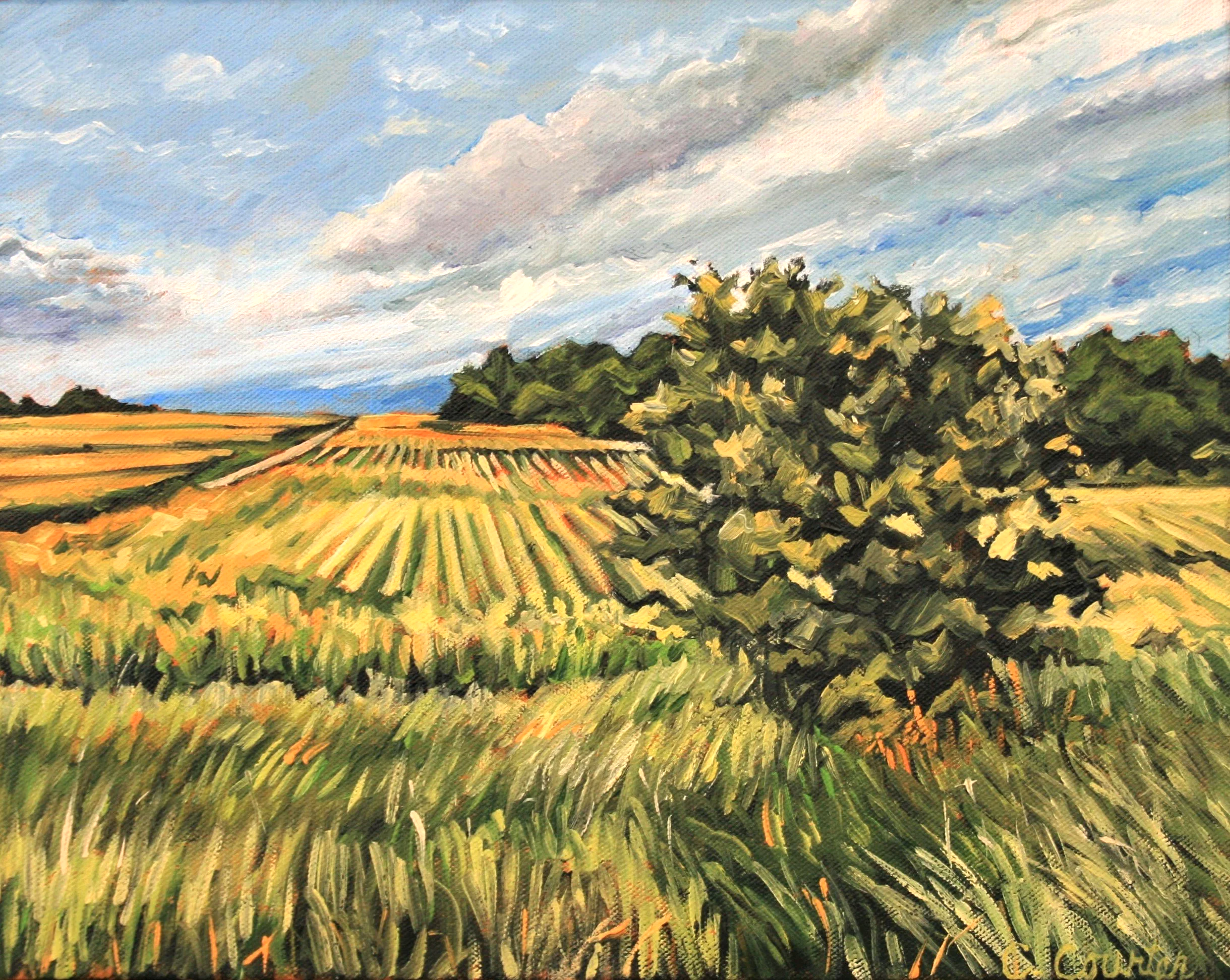   The Road to South Shore   Oil on canvas  11"x14"   $350