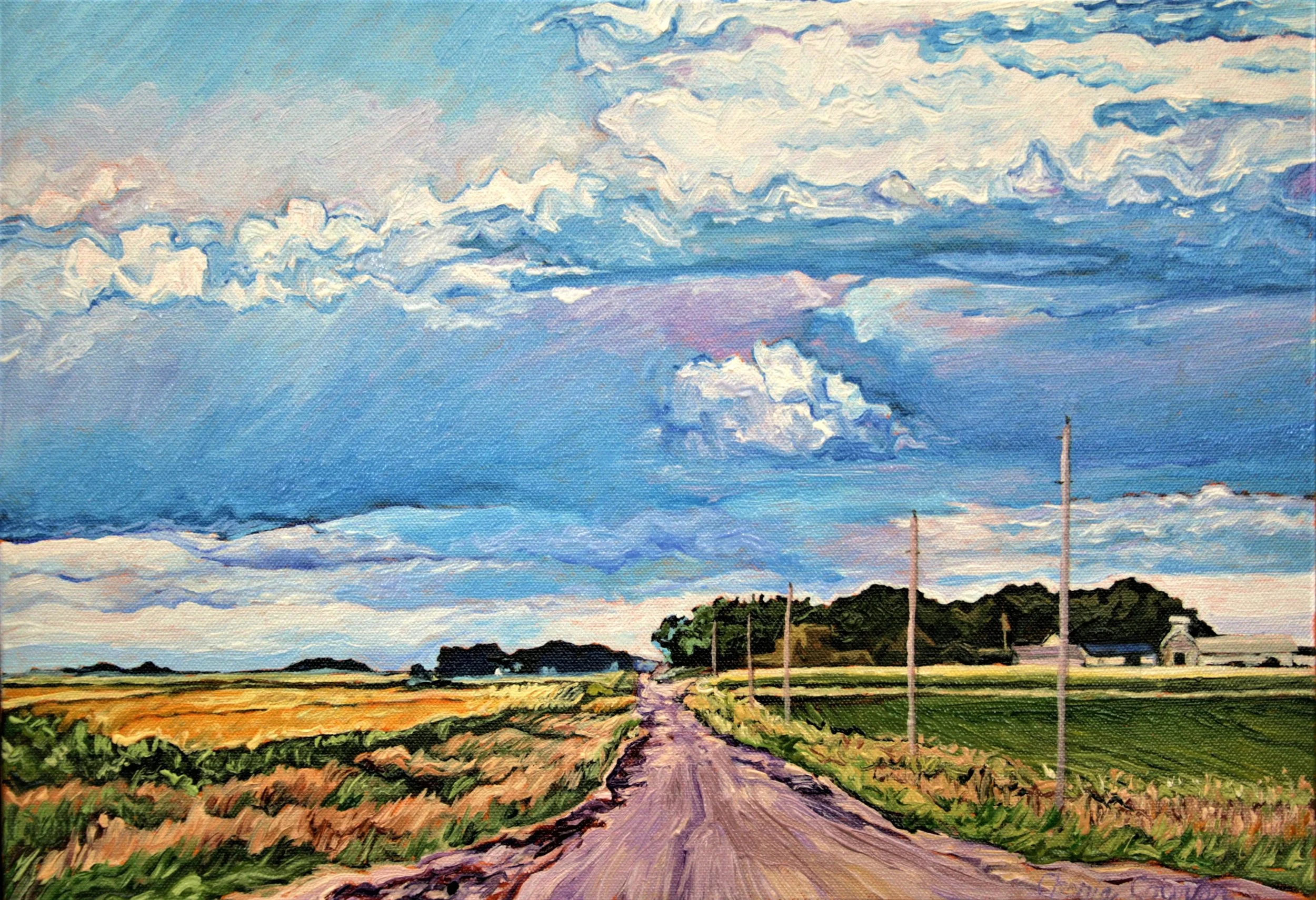   Southern Palo Alto   Oil on canvas 14"x18"  $450