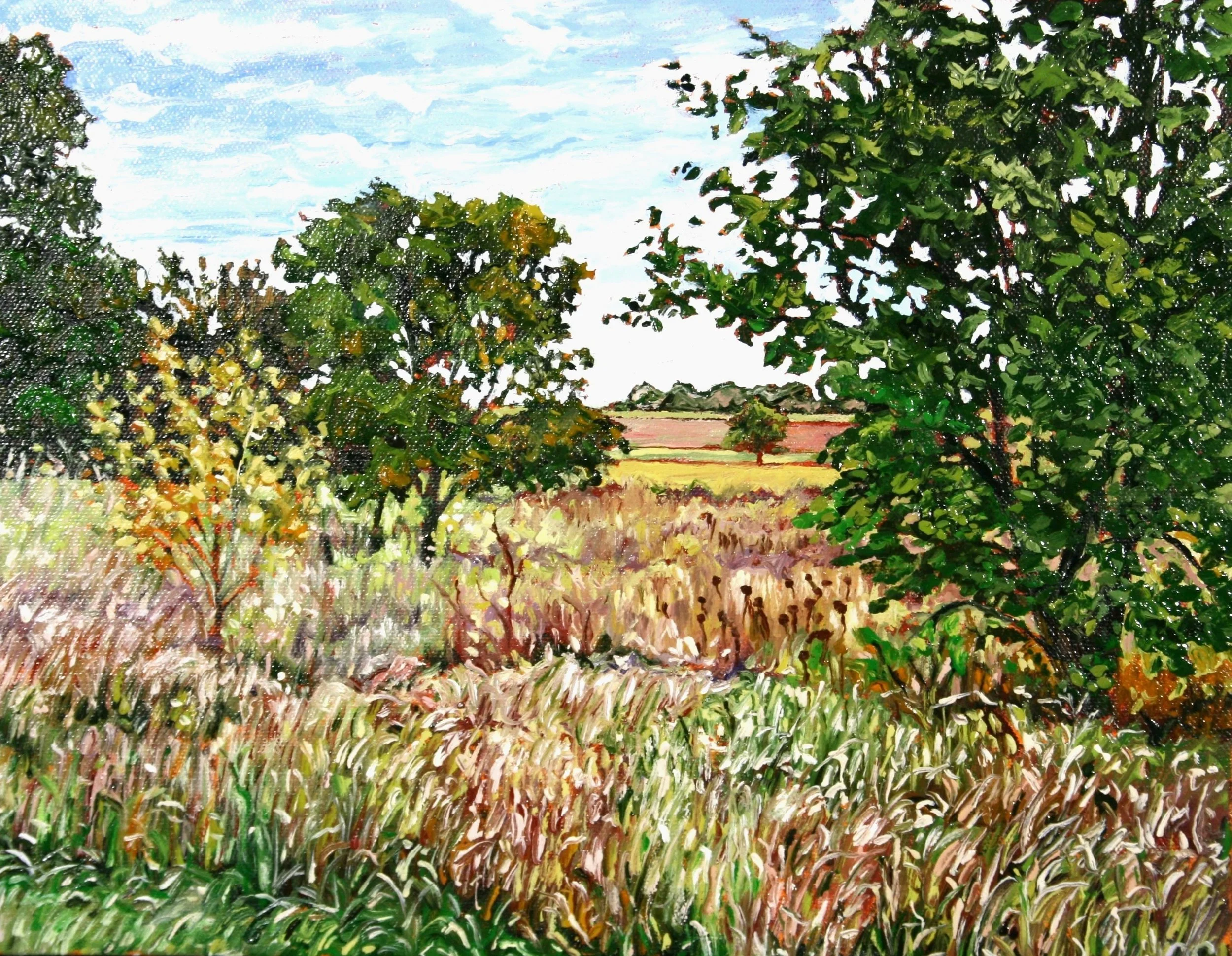   Untitled #9   Oil on canvas 12"x16"  $400