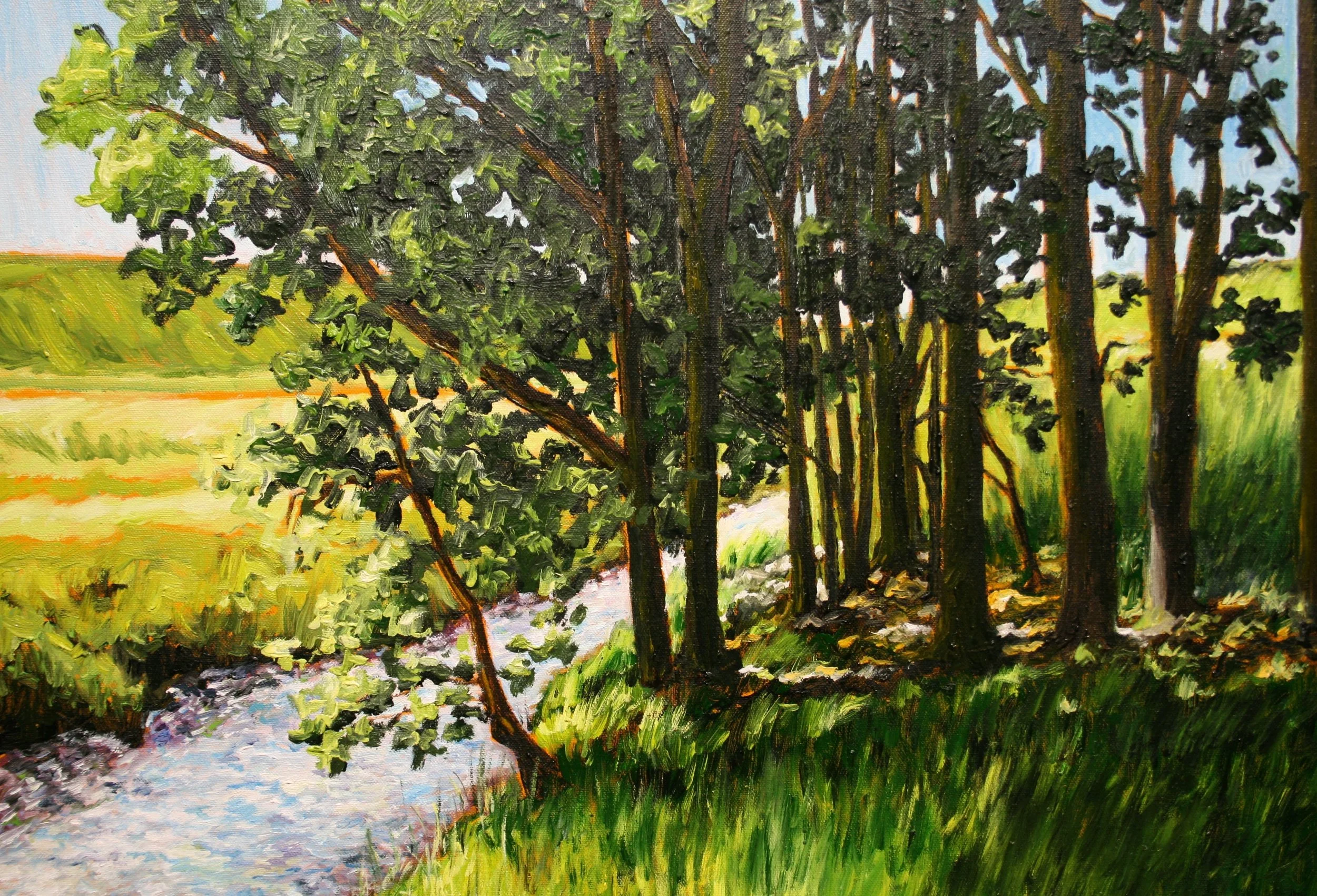   Seth and Etta's   Oil on canvas 20"x24"