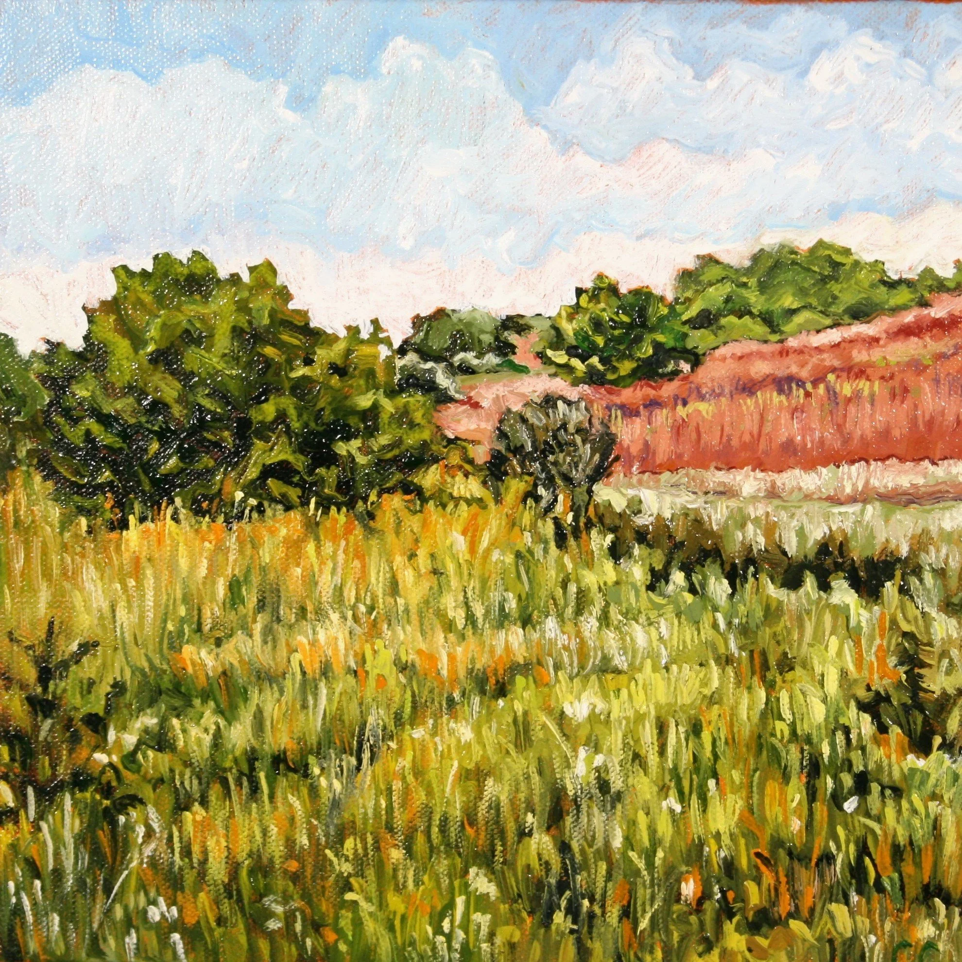   Untitled #5   Oil on canvas 10"x10"  $225