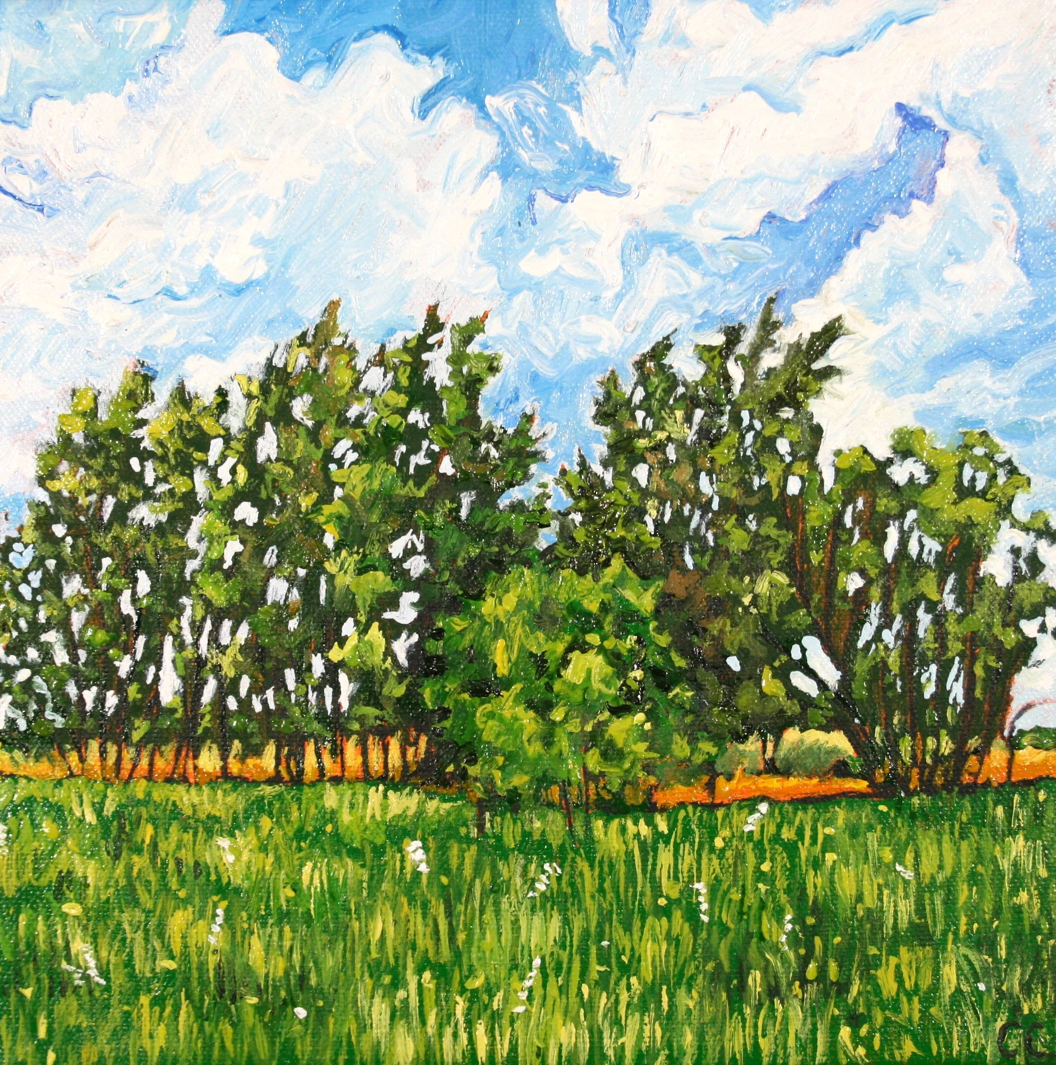   Untitled #2   Oil on canvas  10"x10"  $225