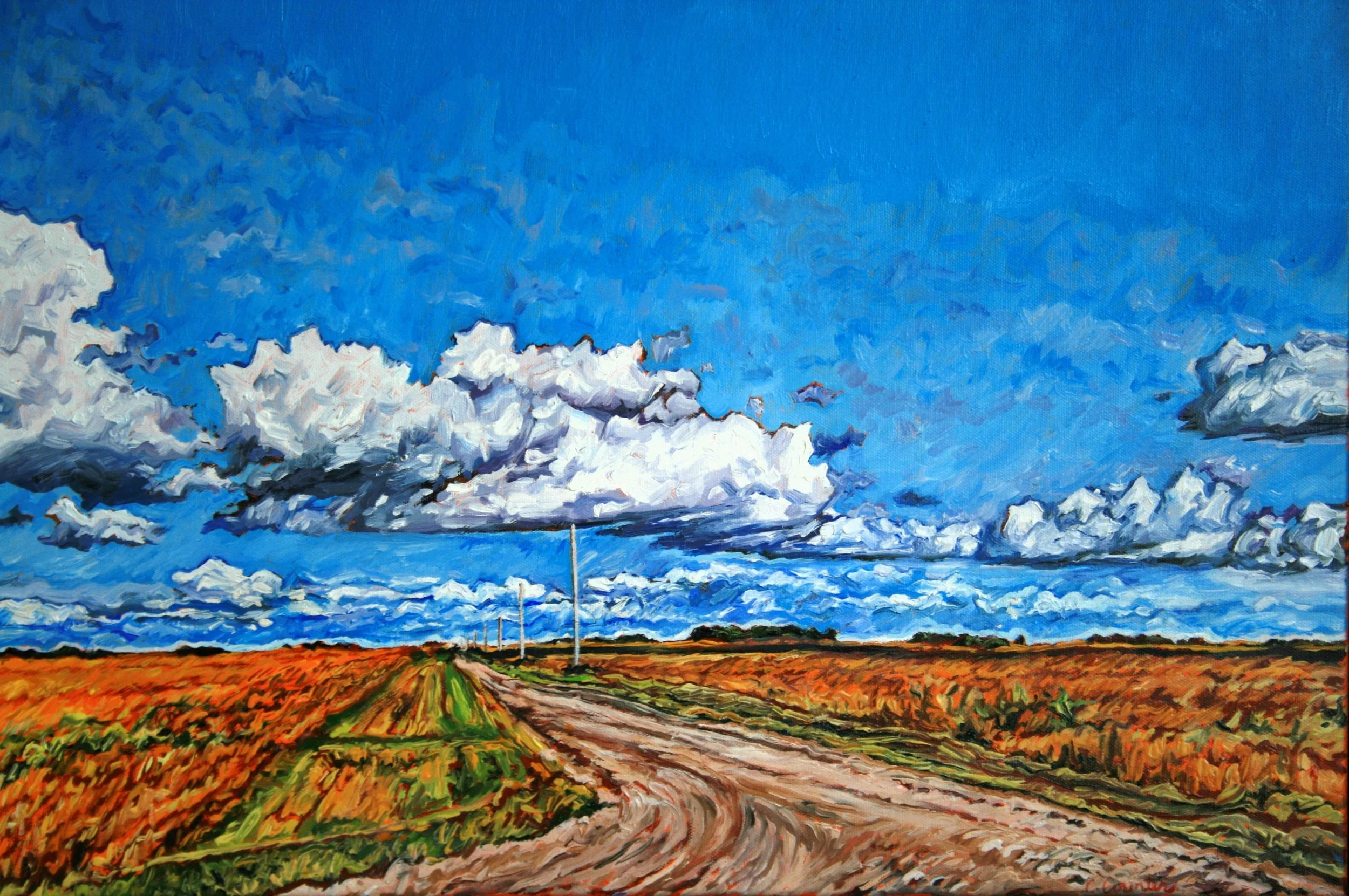   Ode to Tebow #5   Oil on canvas 20"x24"