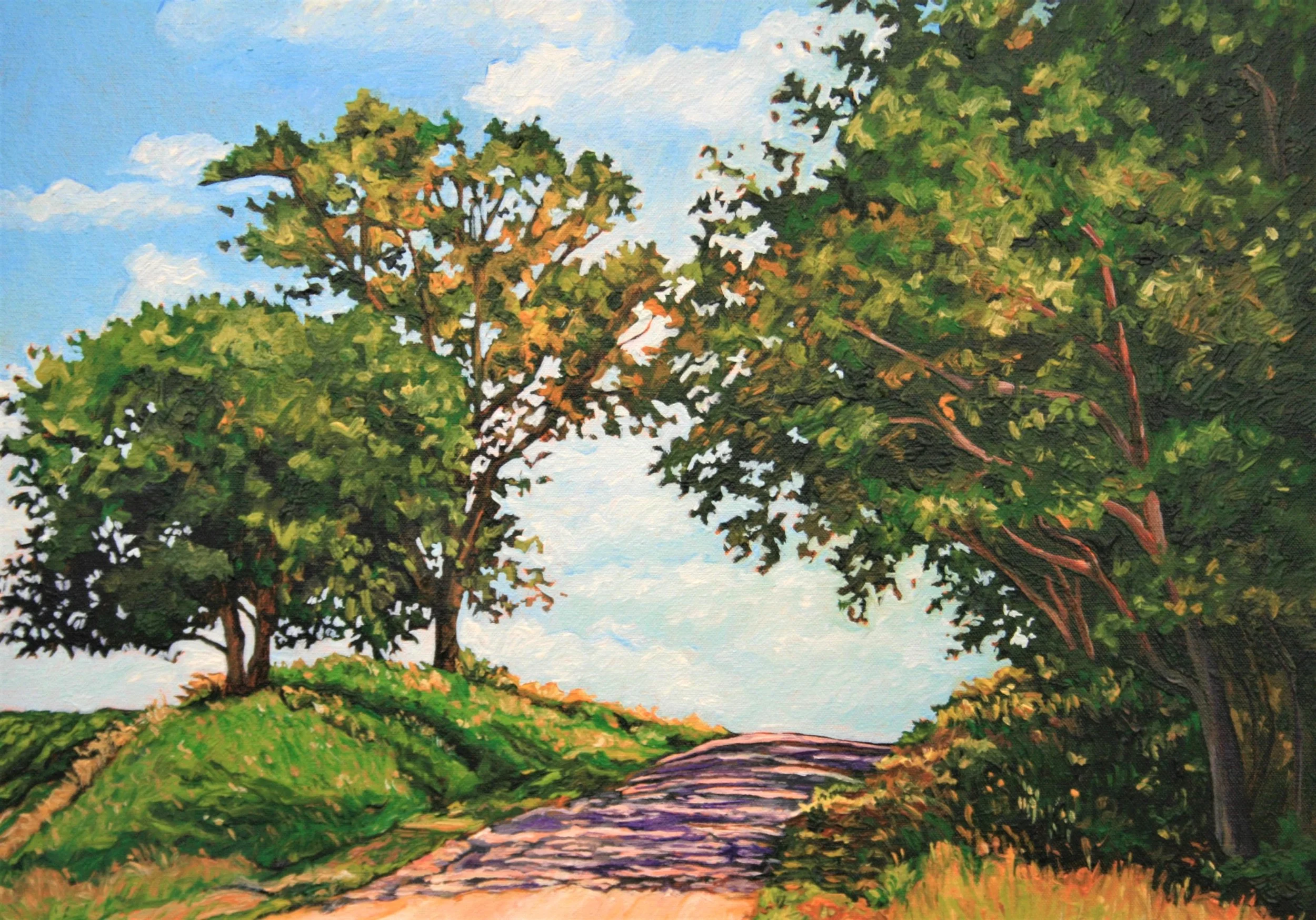   Rush Lake Road   Oil on canvas 16"x20"