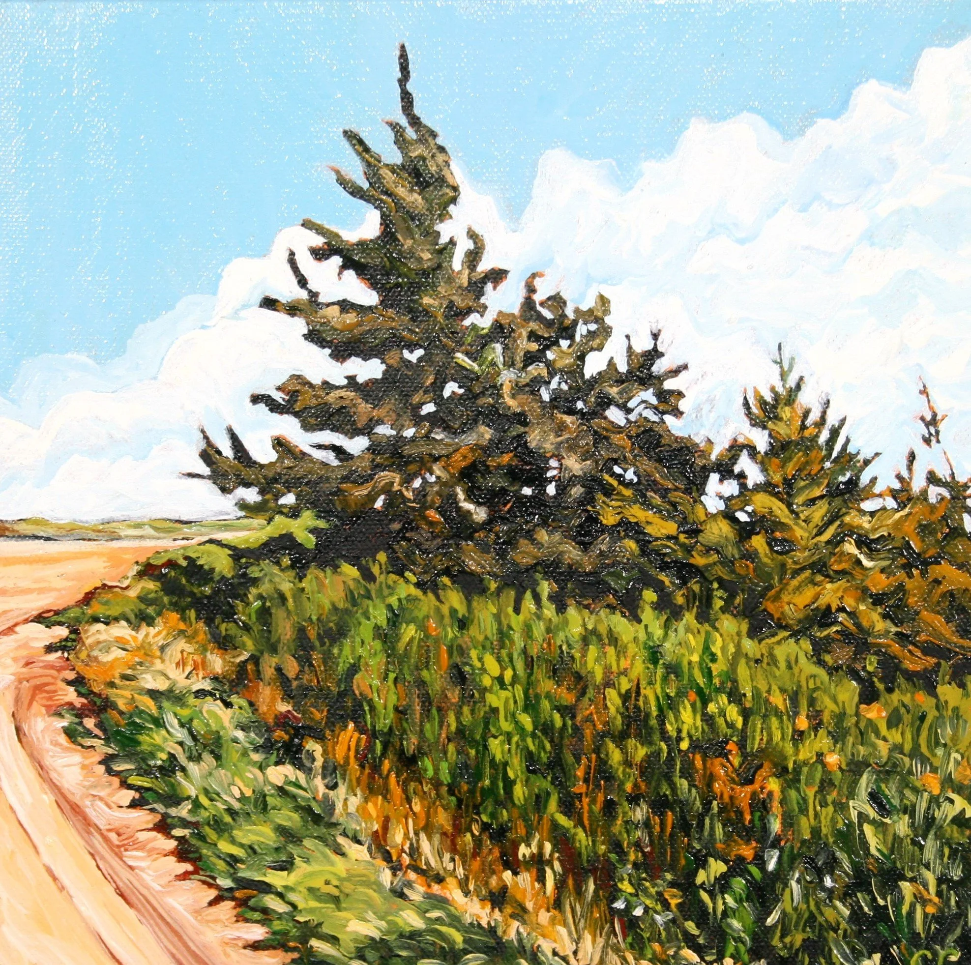   Untitled #1   Oil on canvas 10"x10"  $225