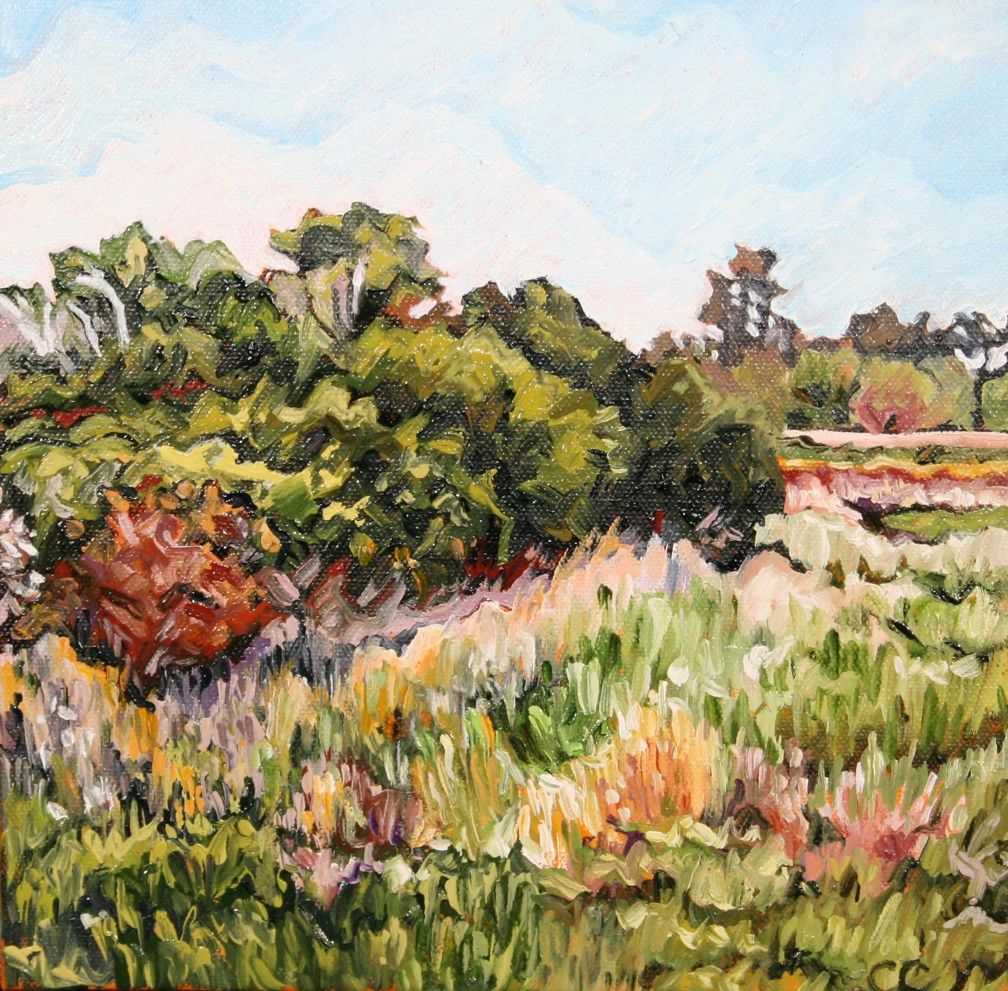   Untitled #7   Oil on canvas  10"x10"  $225