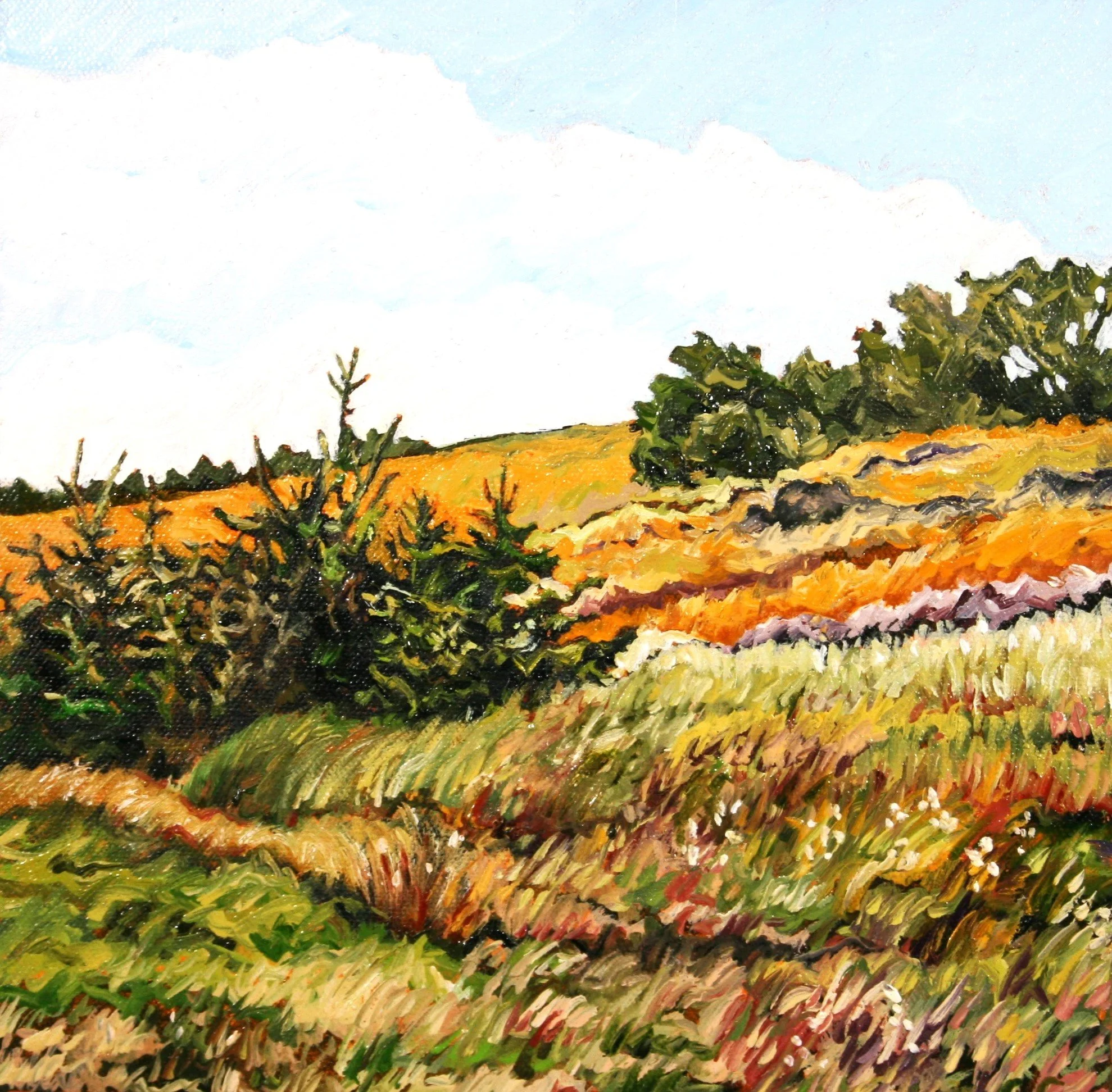   Untitled #8   Oil on canvas 10"x10"  $225