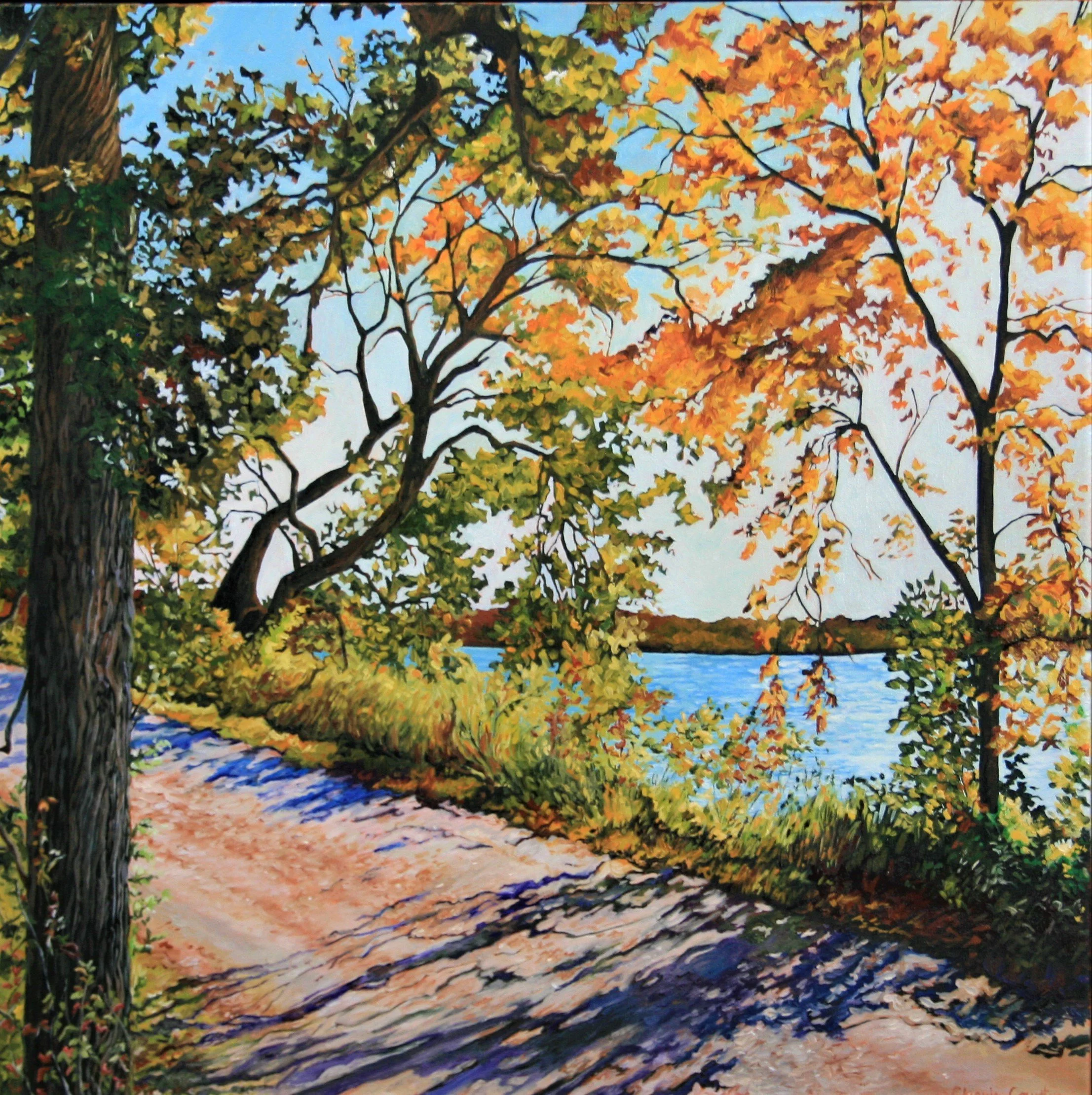  Silver Lake   Oil on canvas 24"x30"