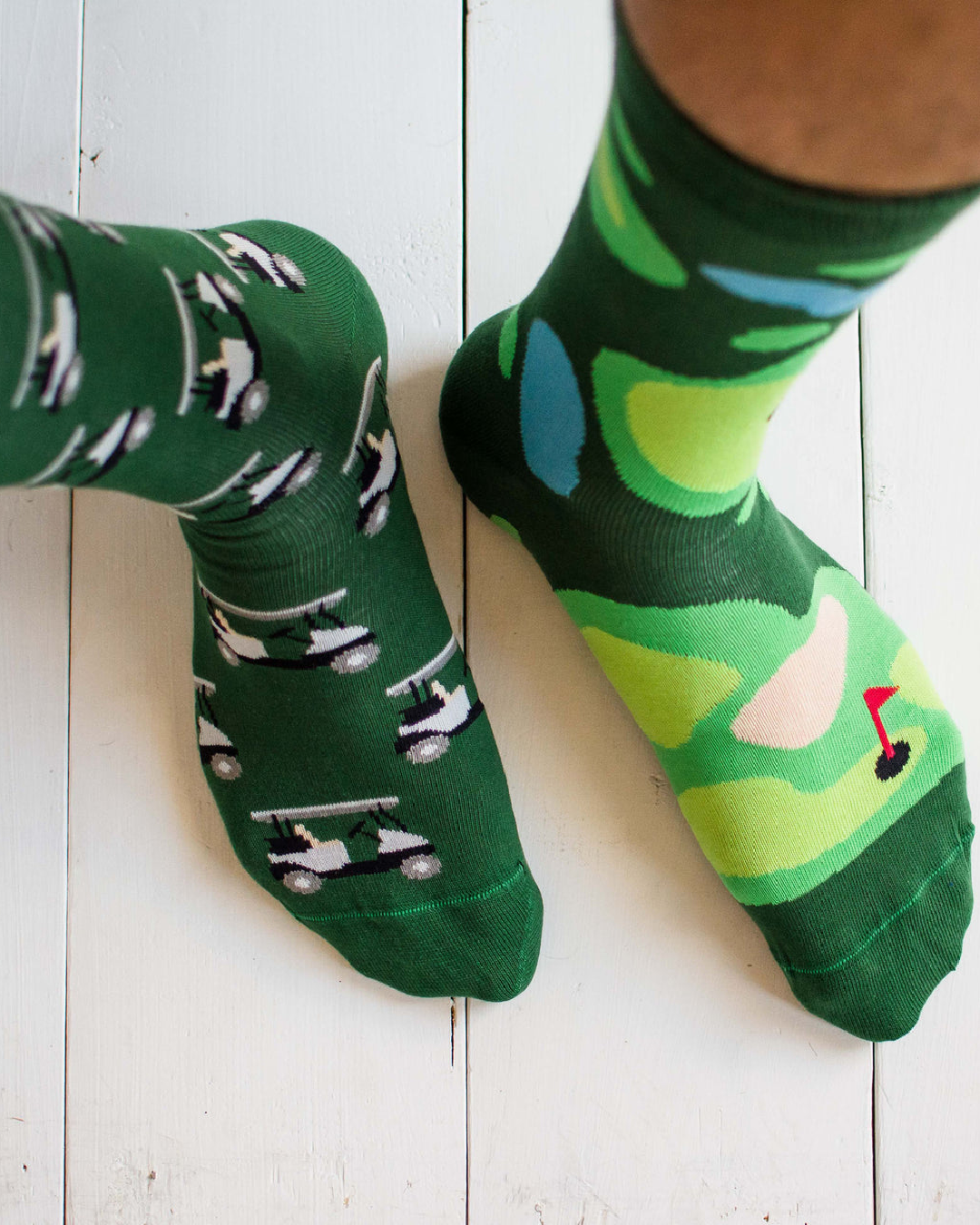 Friday Sock Co. ———————————
Purposely mismatched socks