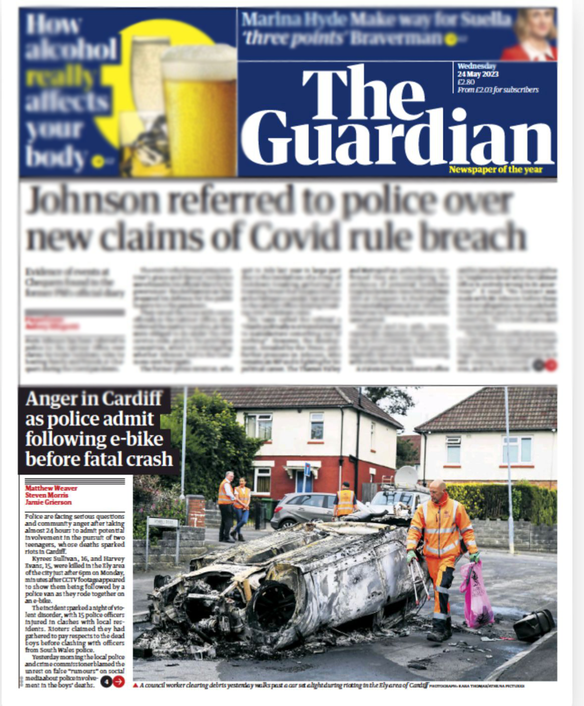 The aftermath of the Ely Riots