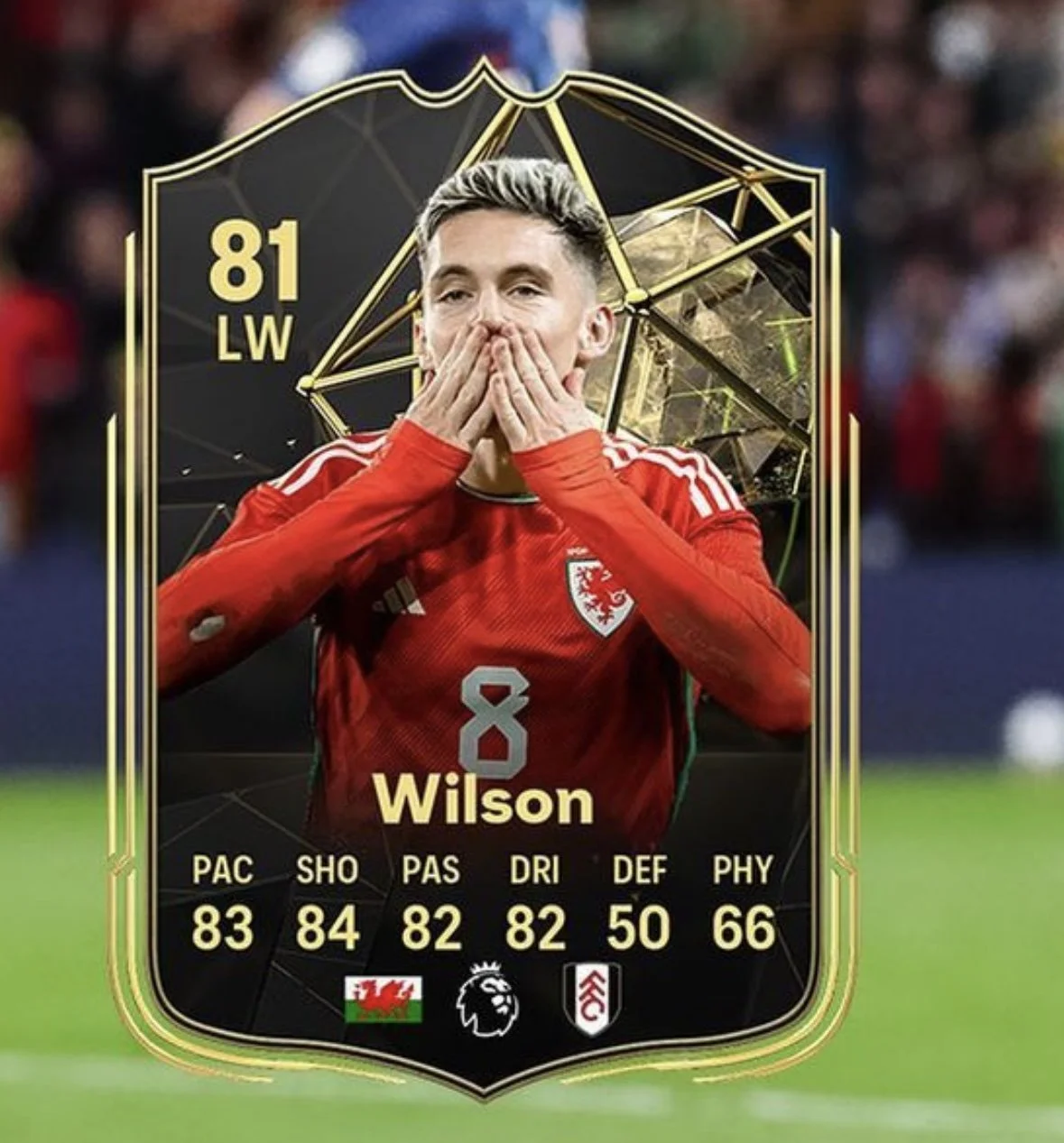 Harry Wilson's Team of the Week Fifa Card