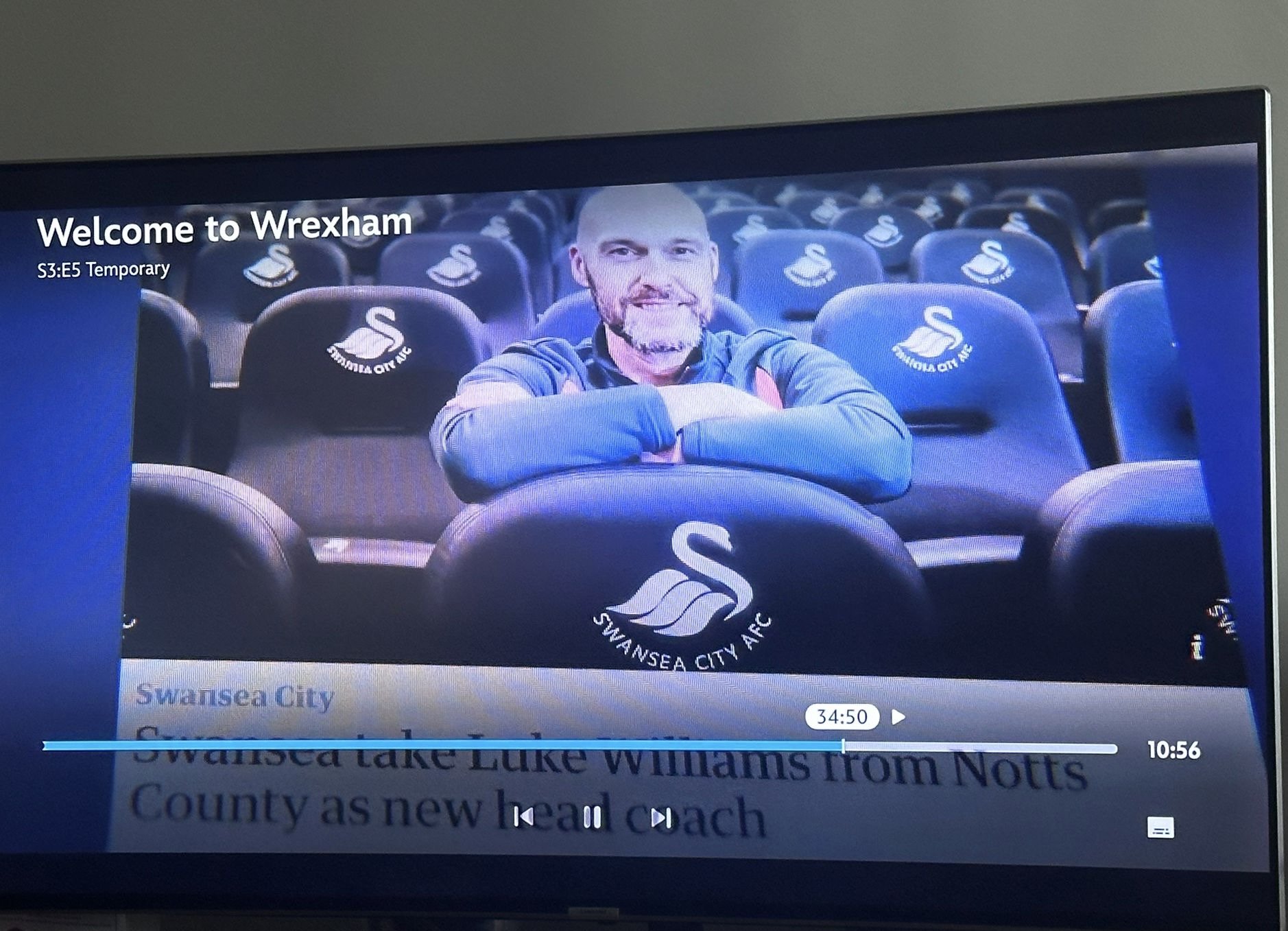 Welcome to Wrexham's documentary discuss Luke Williams 