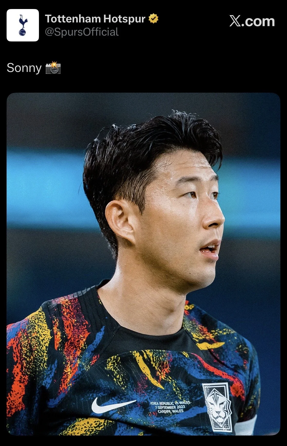 Son prepares to play against Wales