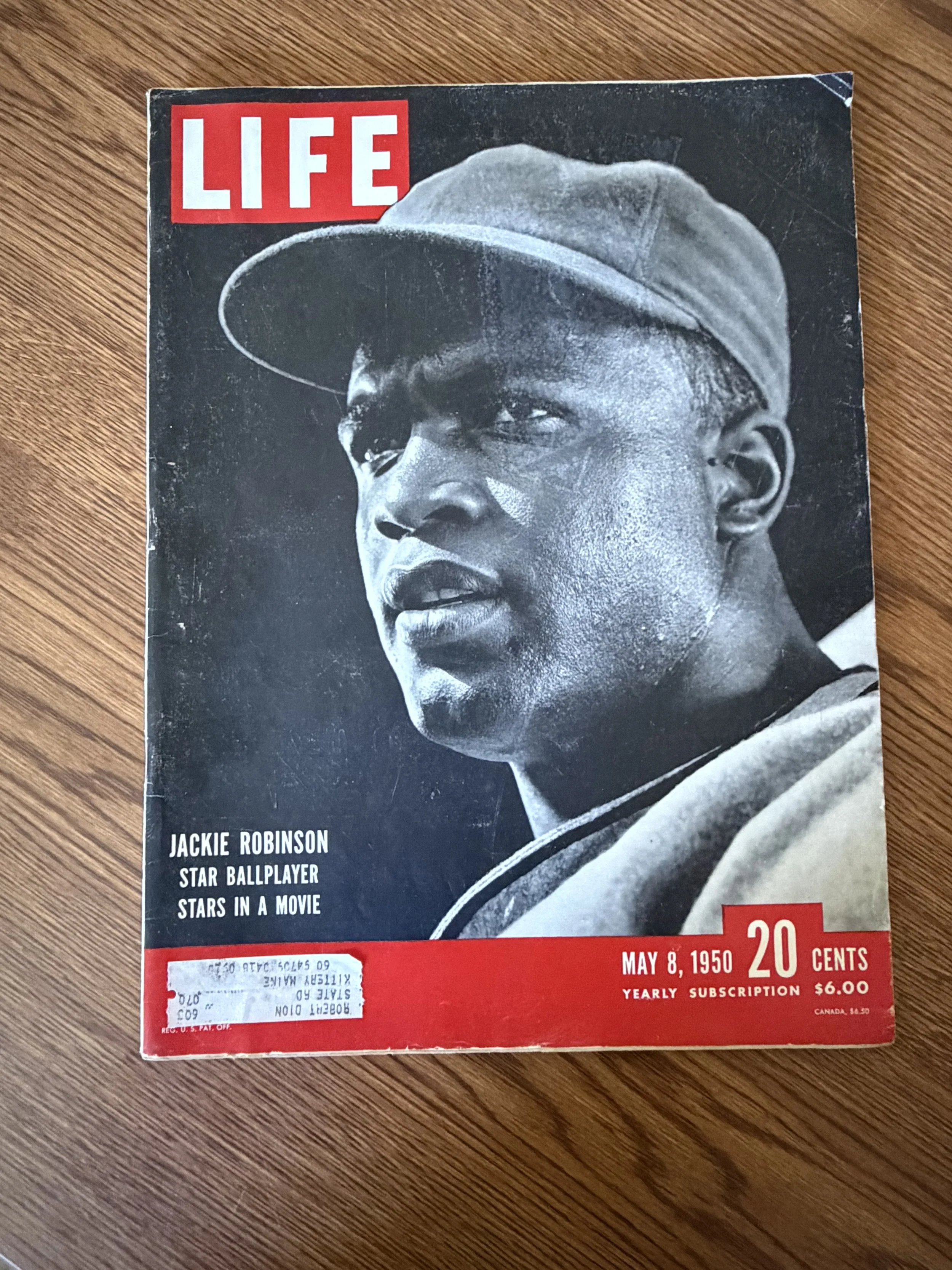 Baseball Memorabilia - Life Magazine Jackie Robinson and Scrapbook of the GOATs
LIVE