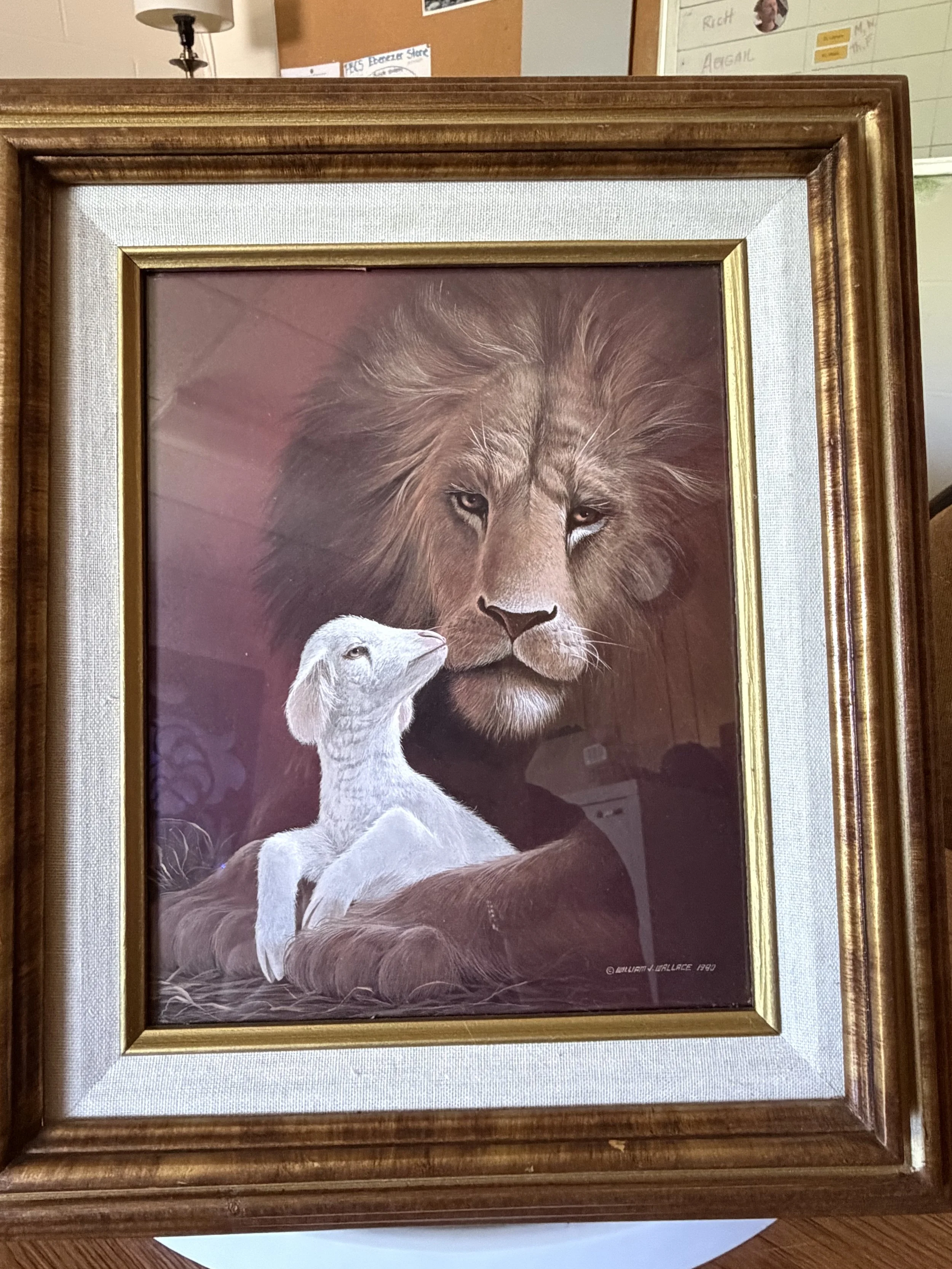 Lion and Lamb - Print
SILENT