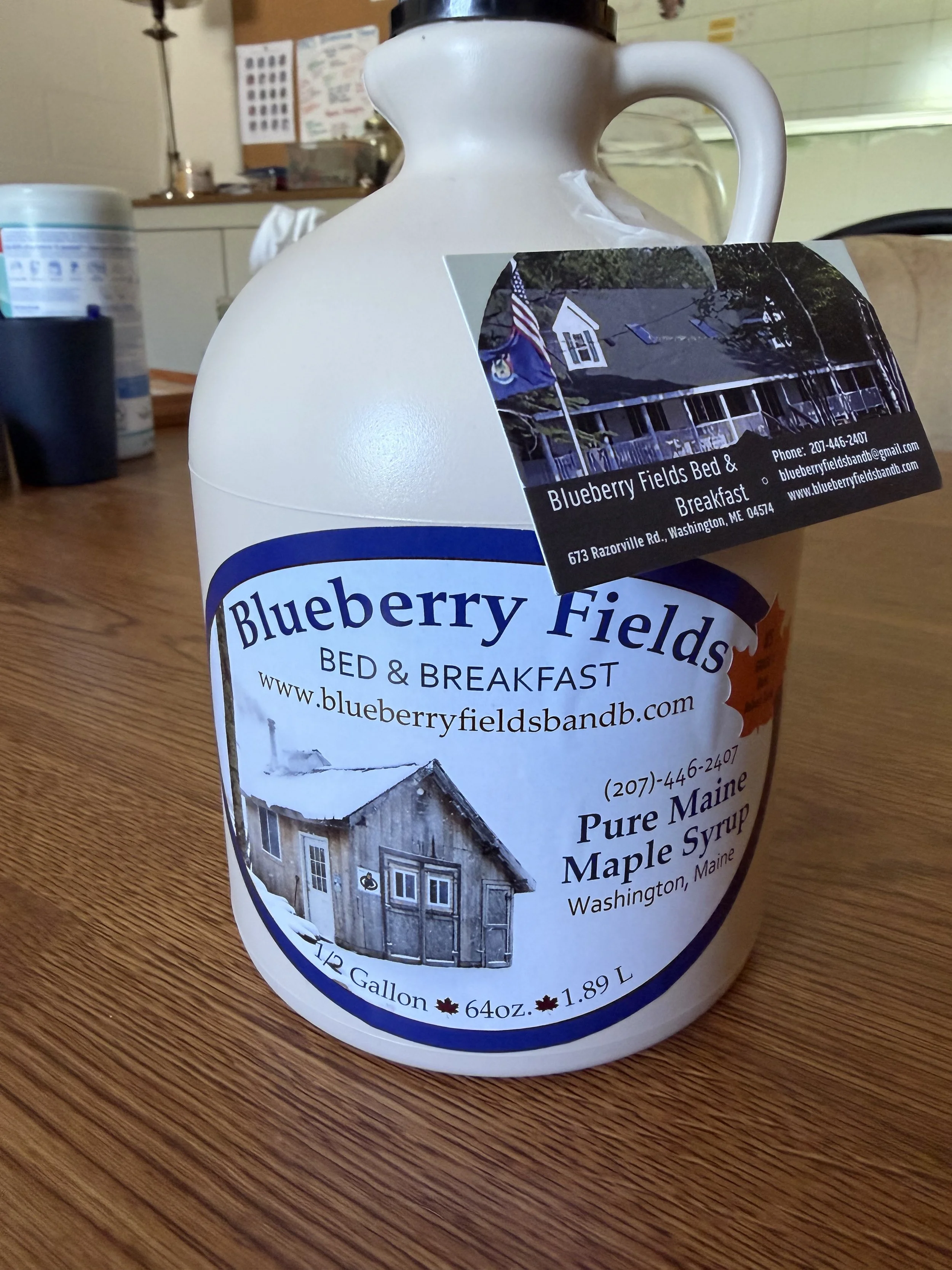 Blueberry Fields Bed & Breakfast Maple Syrup 1/2 Gal

SILENT