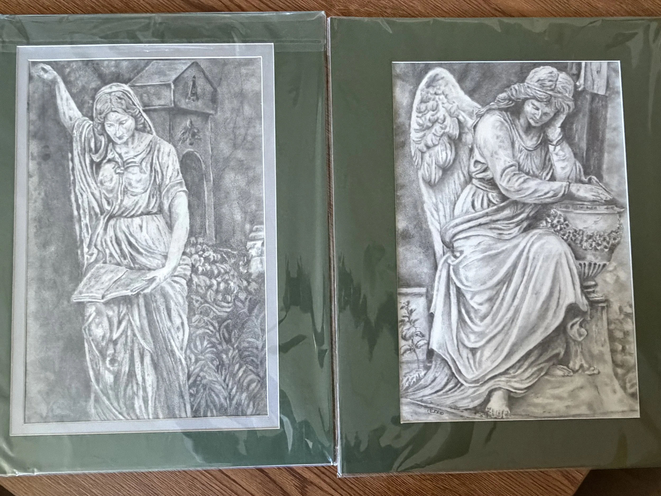 Original Charcoal Art Work (lot is a set) - Jeff Terrio

LIVE