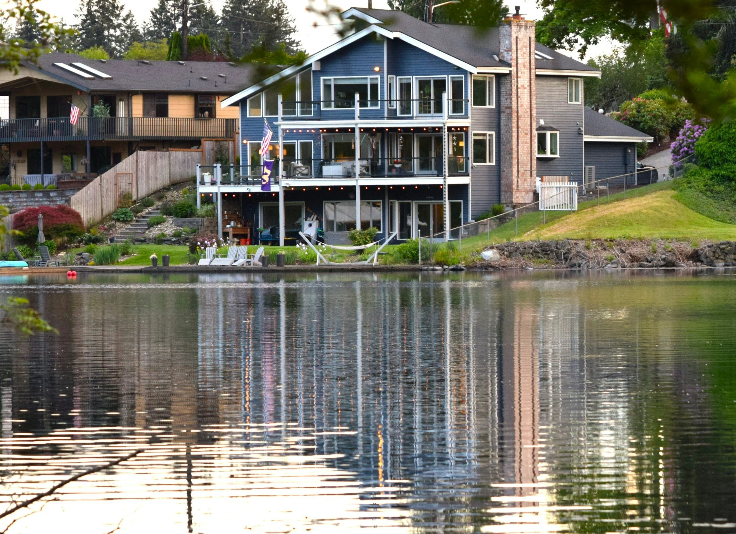 Lake Murray lakefront property aerial drone photography