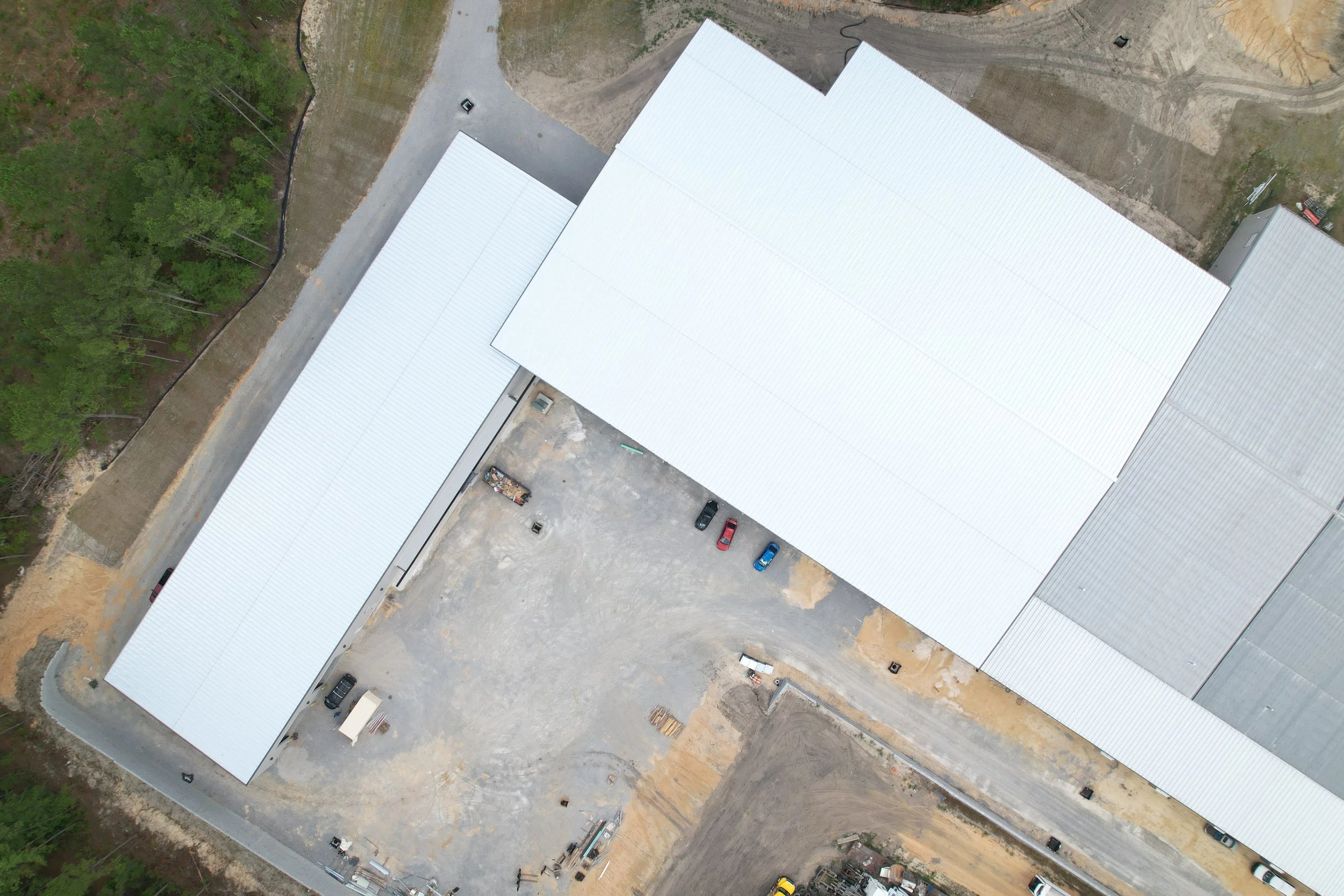 Commercial drone photography of business property in Lexington South Carolina