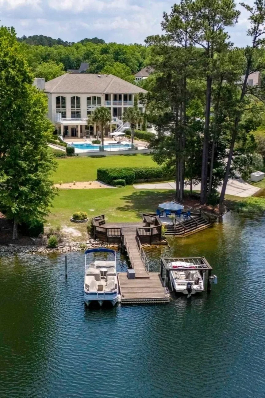 Luxury home aerial real estate photography South Carolina