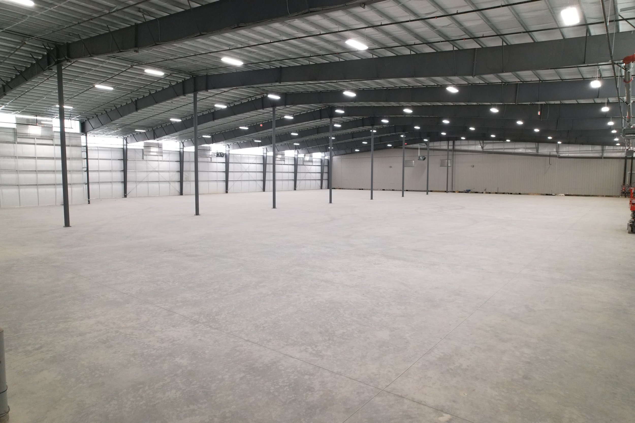 Aerial drone view of commercial development in Columbia South Carolina