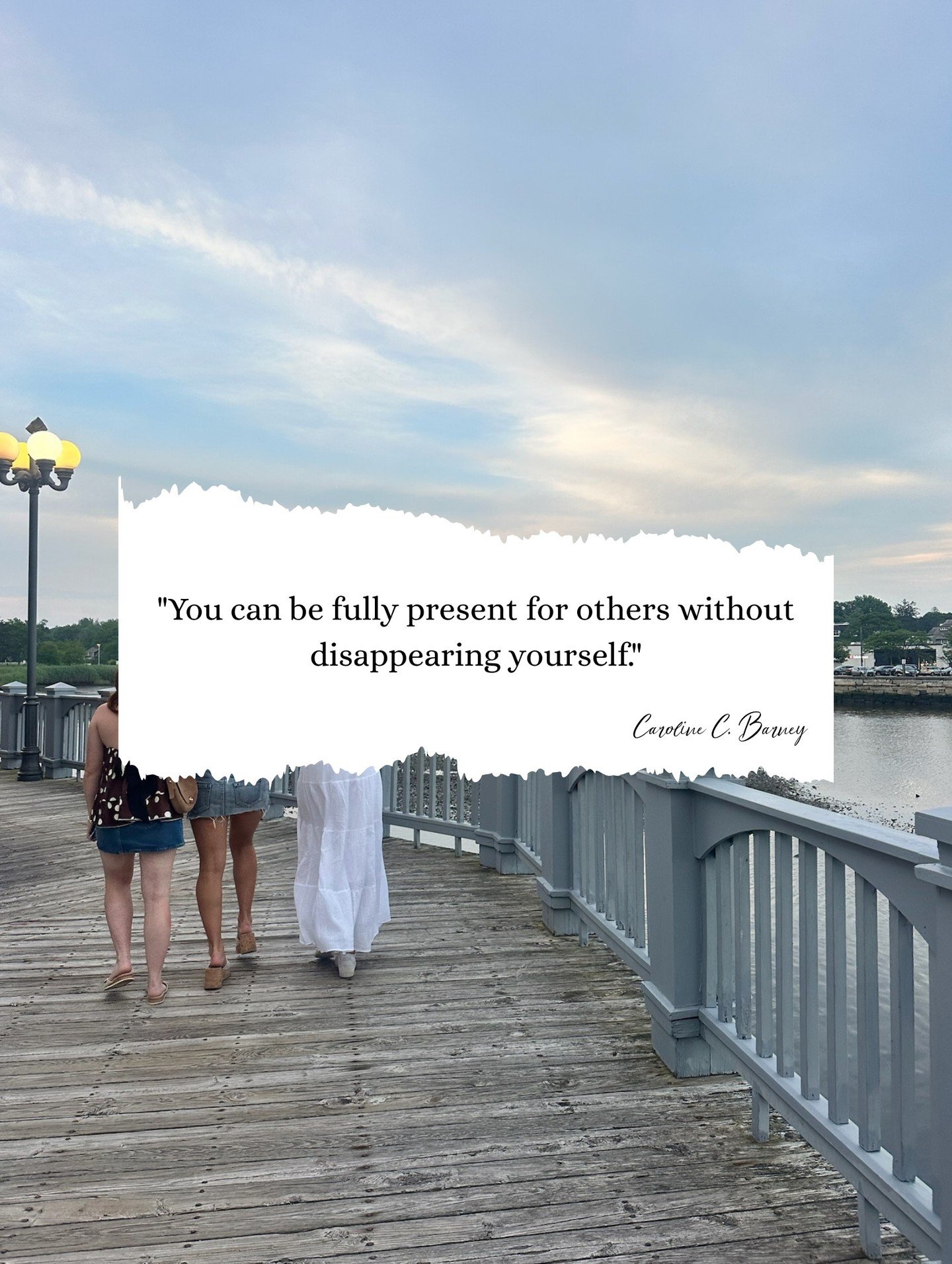 You can be fully present for others without disappearing yourself.

Quote from 📖 CONNECTED (October 2026)

Save this for the day you need the reminder&mdash;and send it to someone who could use a little lift today. 💛