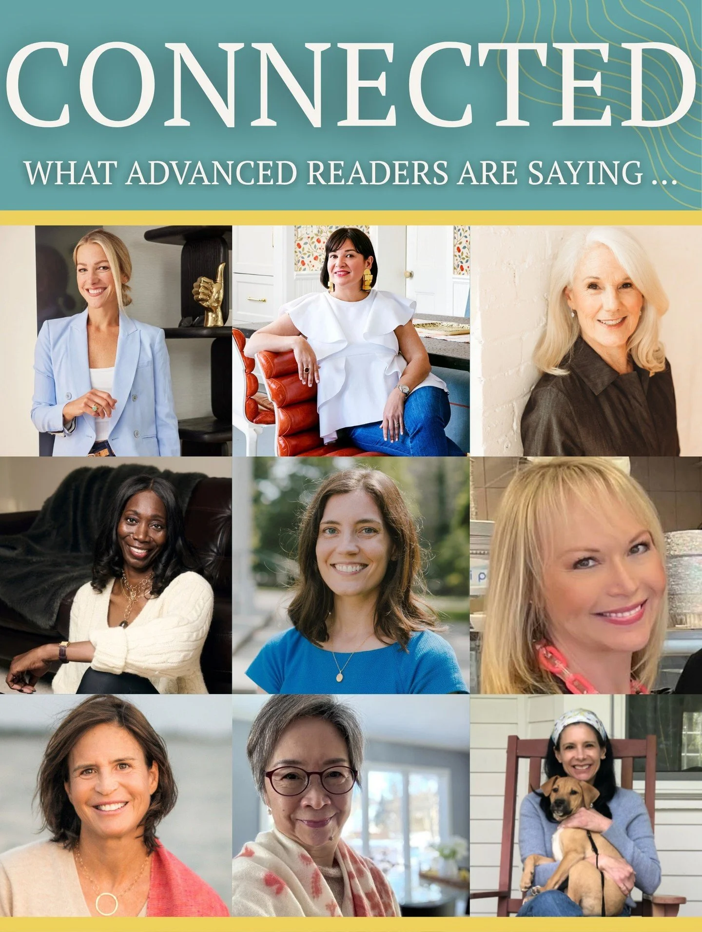 Watching something I&rsquo;ve carried in my head and heart for SO long finally make its way into other people&rsquo;s hands is equal parts surreal, exciting, and absolutely TERRIFYING. 

Seeing these first words about CONNECTED from incredible women 