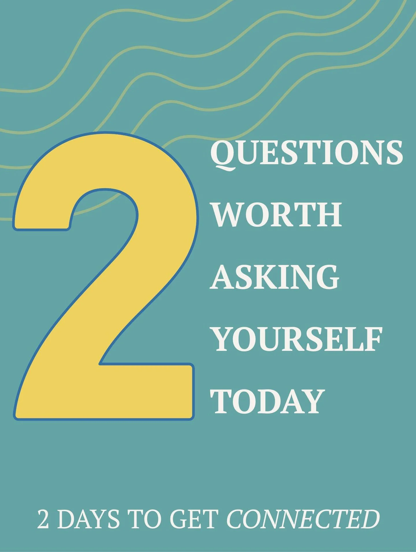 TWO days until CONNECTED! I can hardly believe it!

One thing I've learned is just how easy it is to get caught up in the busyness of life and lose sight of what really matters.

We spend so much time checking in on our schedules, our responsibilitie