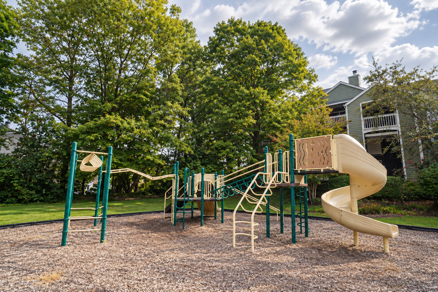 Outdoor playground at Crossings at White Marsh