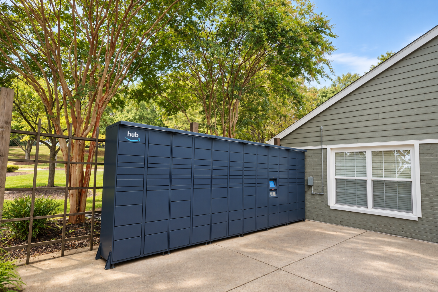 Amazon Hub package lockers available to Crossings at White Marsh residents