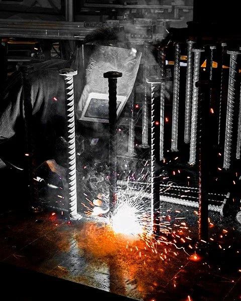 Sparks are flying for the KU Gateway East Stadium project🔥🛠️

Our crew is welding headed rebar to embed plates with the precision and consistency we are known for.

Check out more of our work 👇

https://www.dohertysteel.com/

#Steel #WeldingLife #