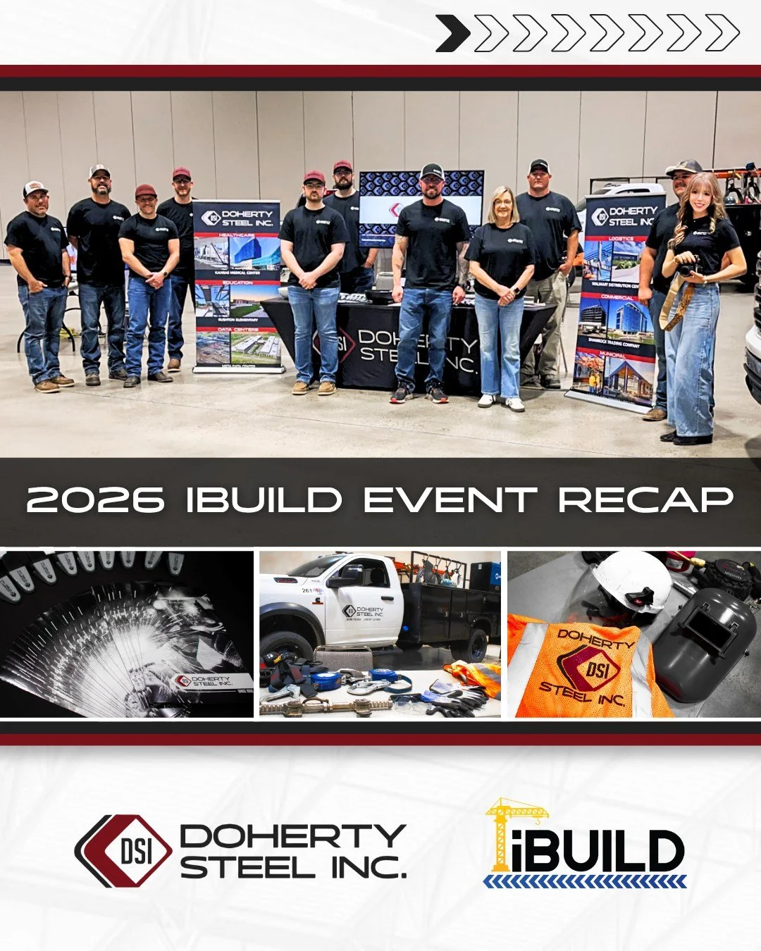 We had an incredible time at the @nice_kansascity 2026 iBUILD Event! 🏗️⚙️

Our crew connected with the next generation of our industry, shared the wide range of career opportunities, and gave students a real look at what life at Doherty Steel is all