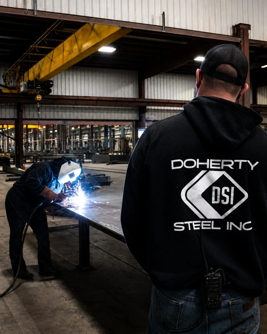 We recently had a welding student from @manhattan.tech who was so interested in what we do that she didn&rsquo;t just stop at meeting us at a career fair, she came to see it for herself!

We invited her for a full tour of our Doherty Steel Inc. corpo