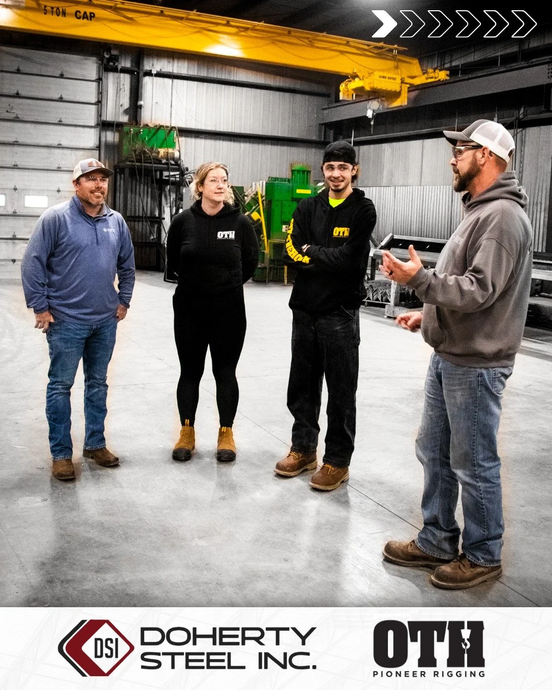 Big projects demand the right people around you.

We recently opened our doors to the team at @oth_quick_release_hooks OTH Pioneer Rigging for a tour of our facility, and it was great to connect with the crew we rely on for our rigging technology in 
