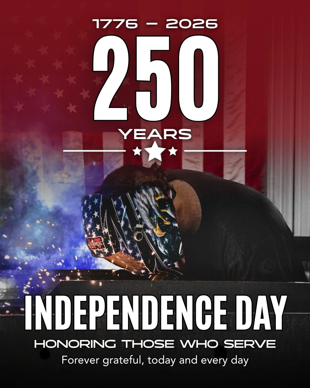 250 years of freedom🦅

Honoring all who have served and continue to serve and protect.
Happy Independence Day from Doherty Steel Inc.

Follow us to learn more!
dohertysteel.com
#america250 #madeinusa #steel #fabrication #builttolast