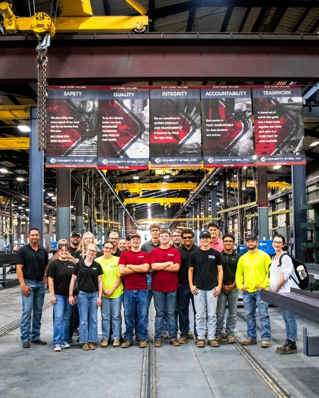 As our interns head back to school, we're one proud crew.

Thank you for the hard work, the fresh perspective, and the hustle you brought to Doherty Steel this summer.

We're excited to watch you all continue to grow!

A special thanks to @mccowngord