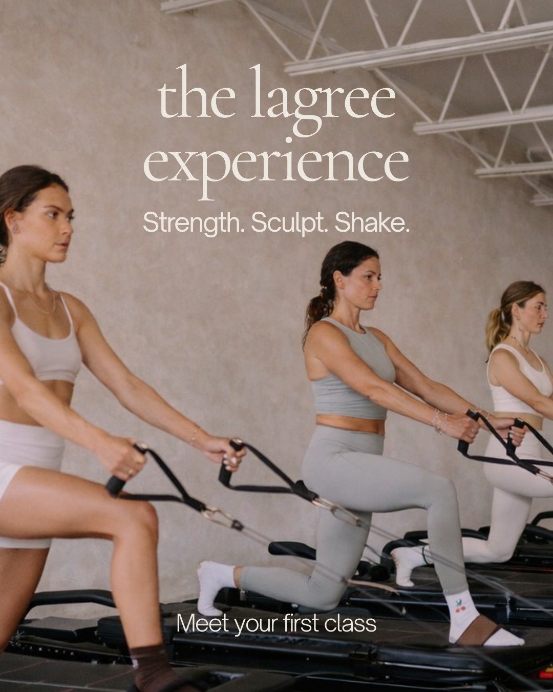 Meet Haus 50.

Our signature full-body Lagree class designed to strengthen, sculpt, and challenge your body through slow, controlled movement on the Megaformer.

Low impact. High intensity.
Deep muscle fatigue, serious shakes, and strength that lasts