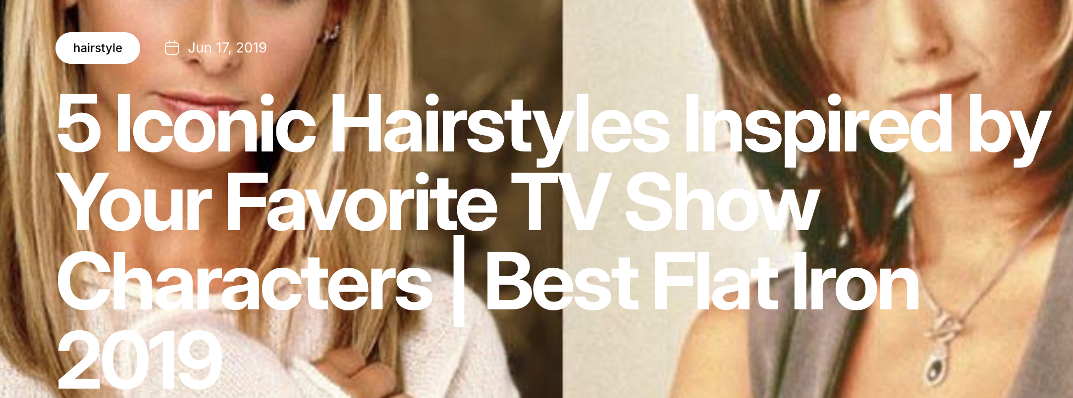 An article about hairstyling