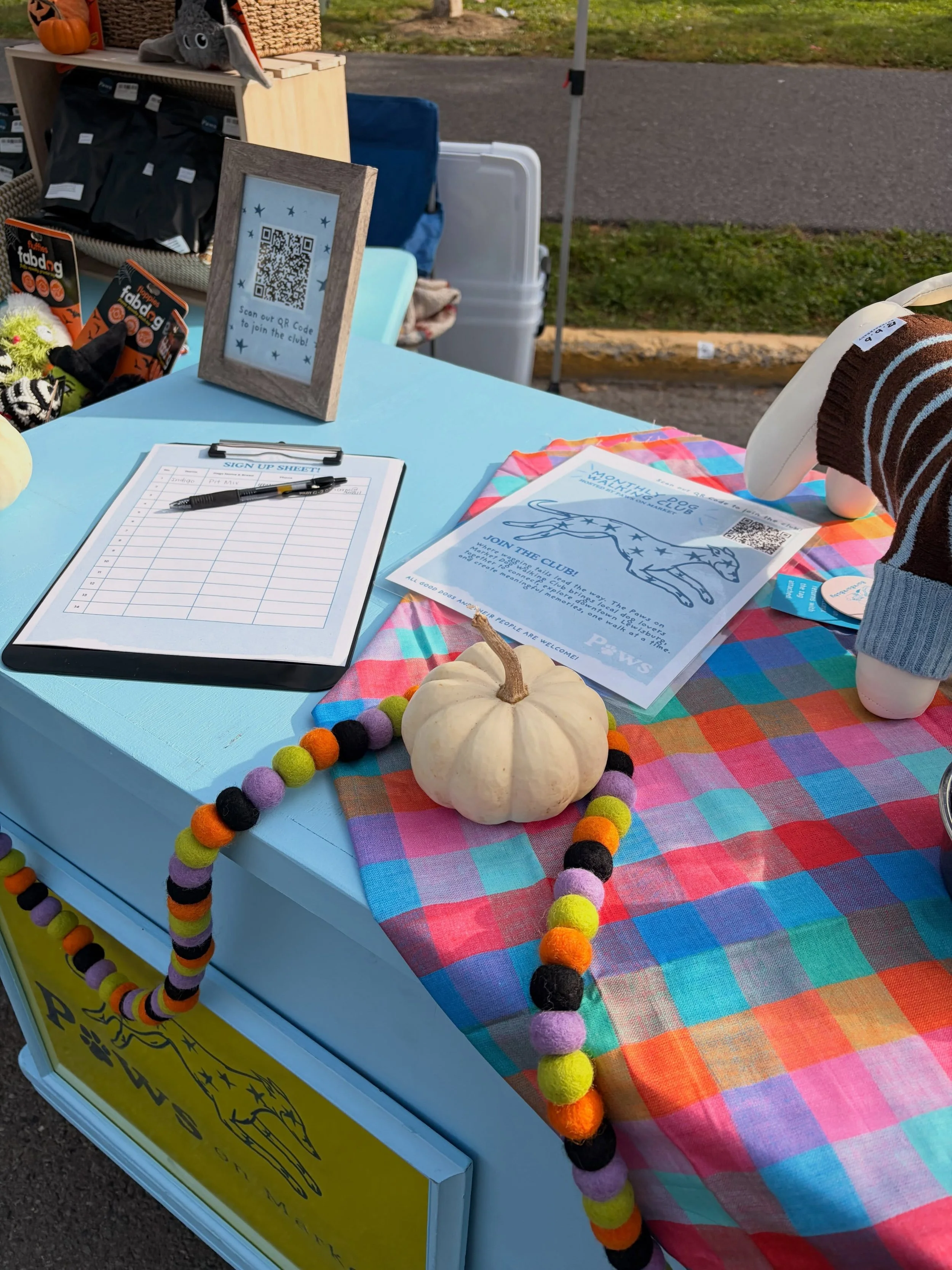 fall fest through the Paws Cart lens.
A little behind the scenes from such a fun day. Thank you to everyone who stopped by, shopped with us, brought their pups over, and showed Paws so much support. We loved being part of such a cool event and gettin