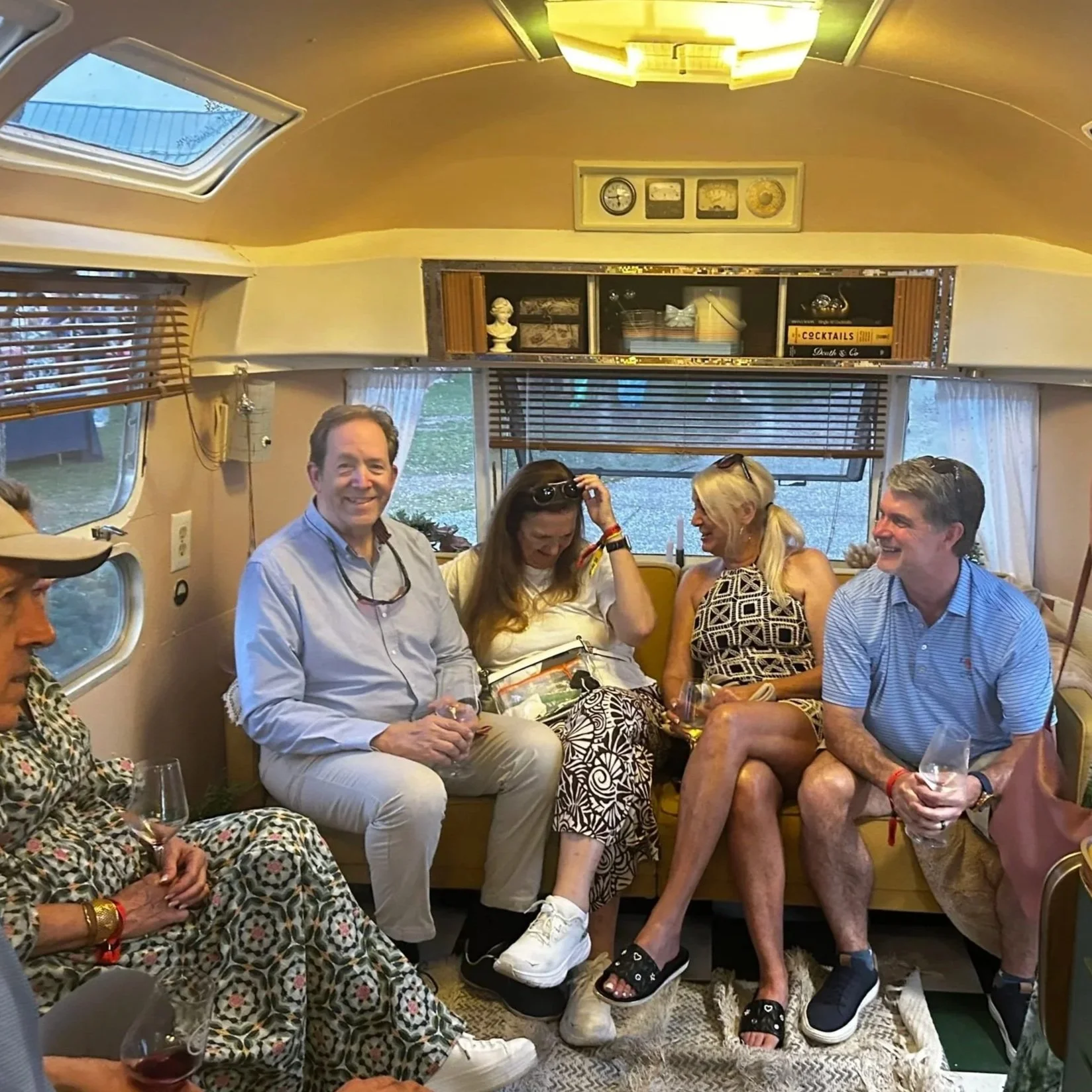 guests enjoying the front room