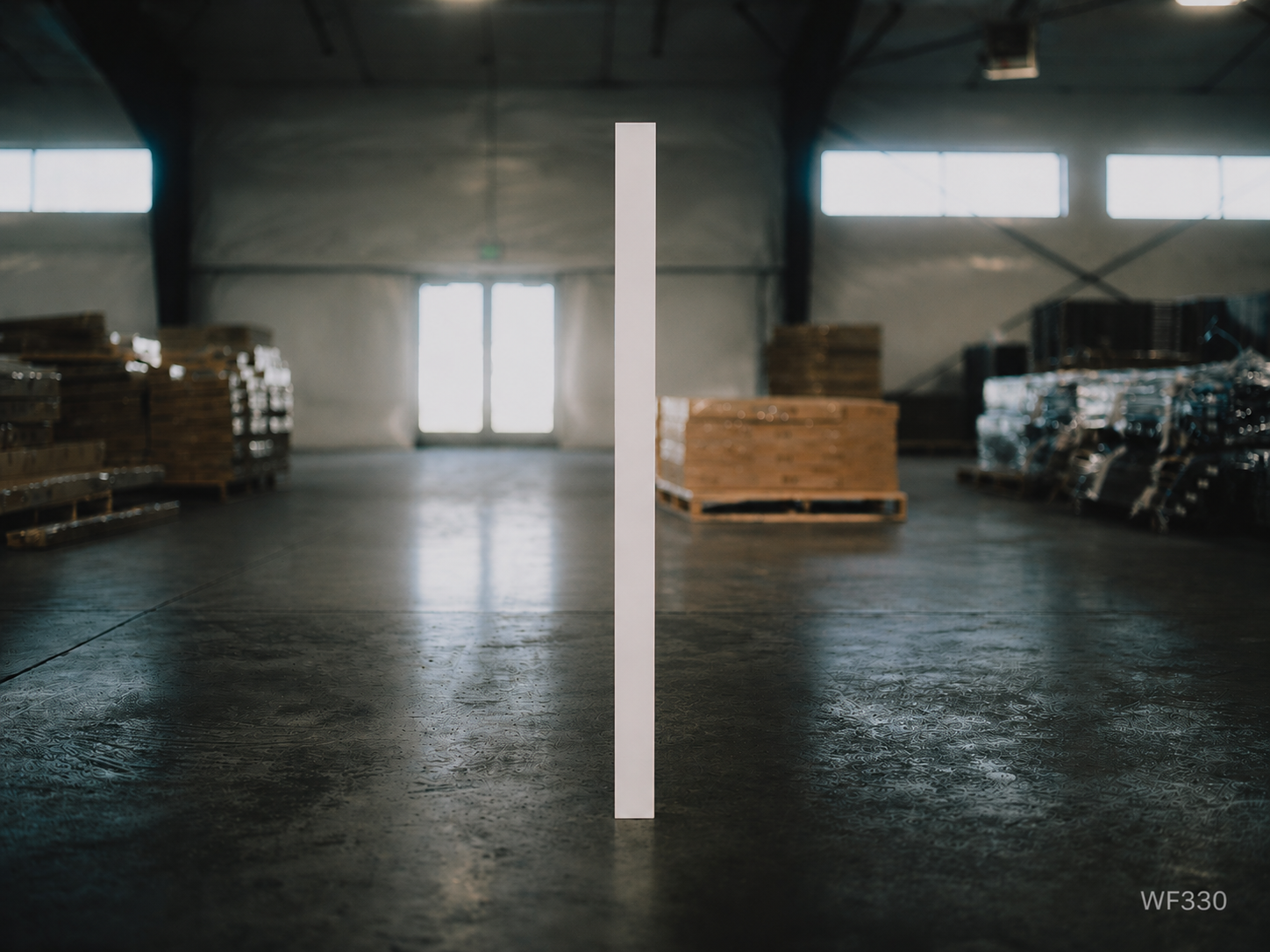 White Shaker RTA Wall Filler (WF330) - 3"W x 30"H x 0.75"D