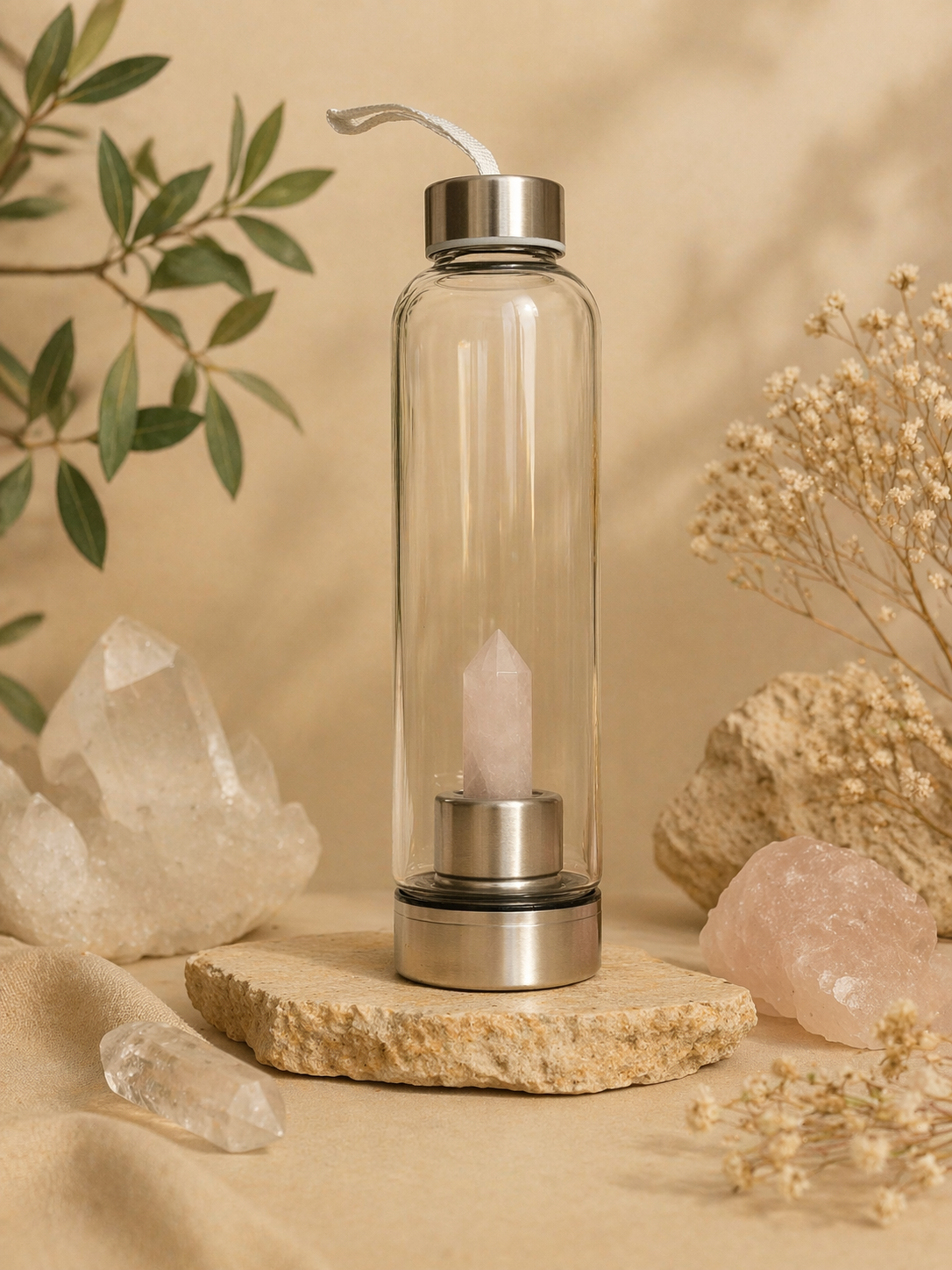 Termo de Cuarzo Rosa