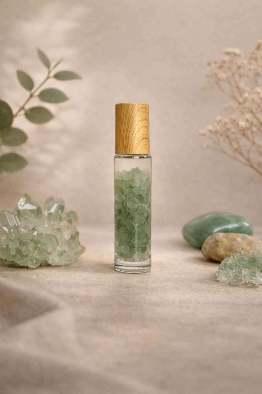 Roll On Aventurina Verde — Abundancia & Flujo