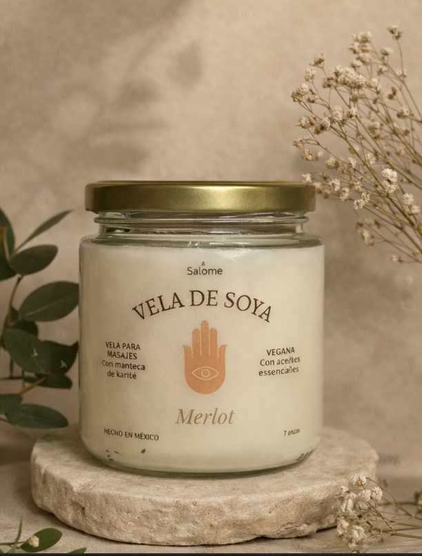 Vela de Soya Merlot