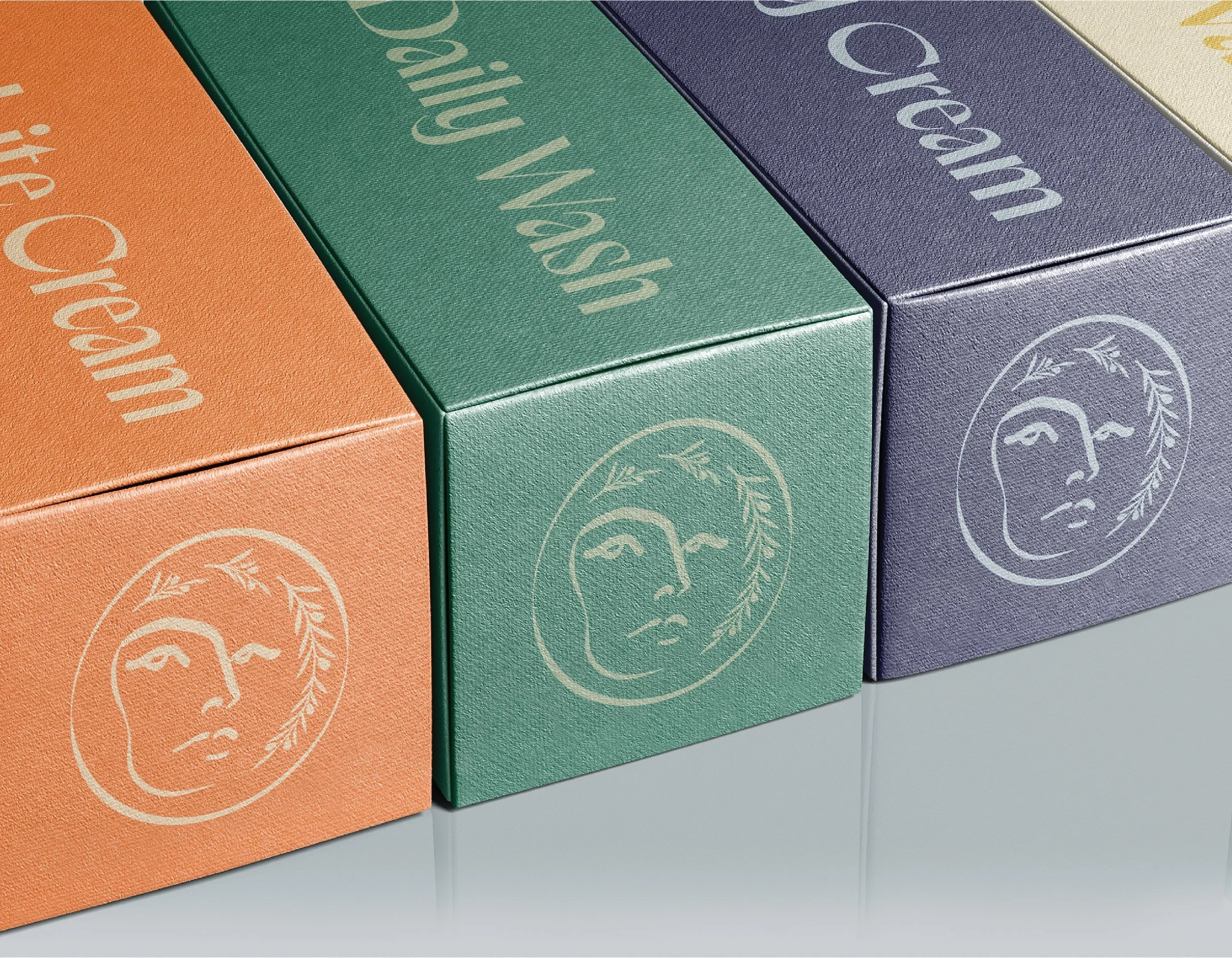 colorful skincare boxes for spruce skin and wax shoppe