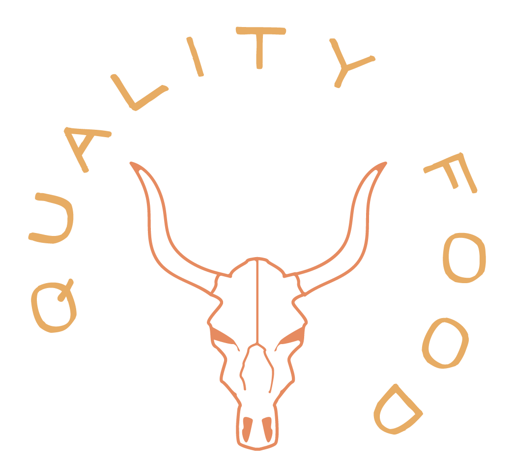 Quality Food going around illustration of longhorn skull