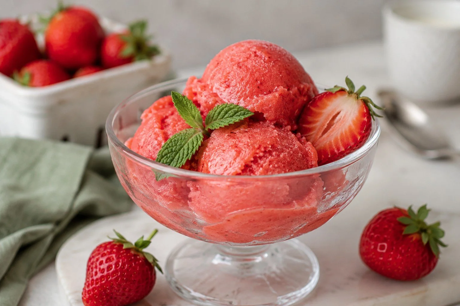 Strawberry Sorbet